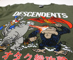 Descendents - Nerd Total Attack Japan 2012 Tour Shirt Size Large