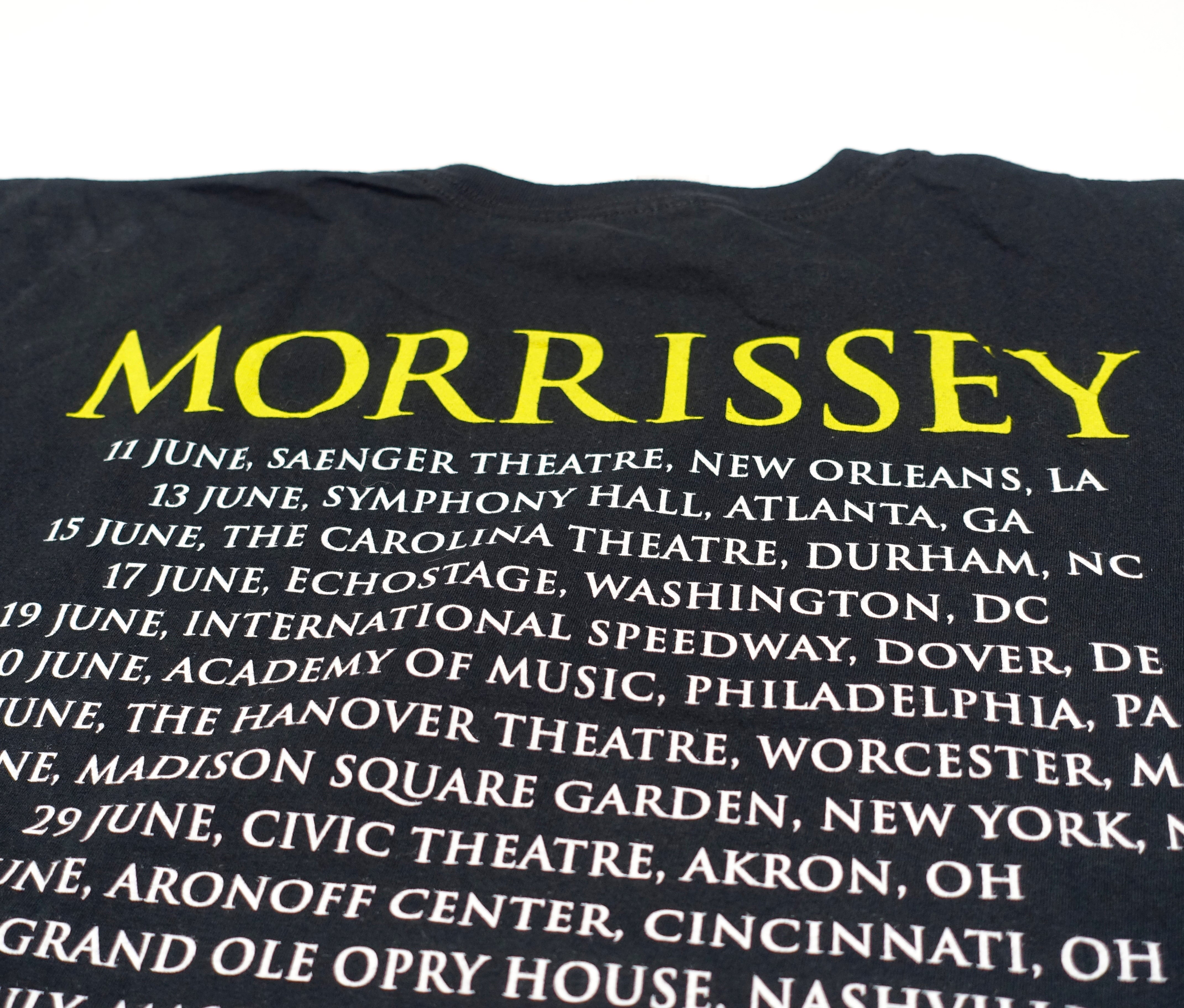 Morrissey - World Peace USA 2015 Tour Shirt Size XL