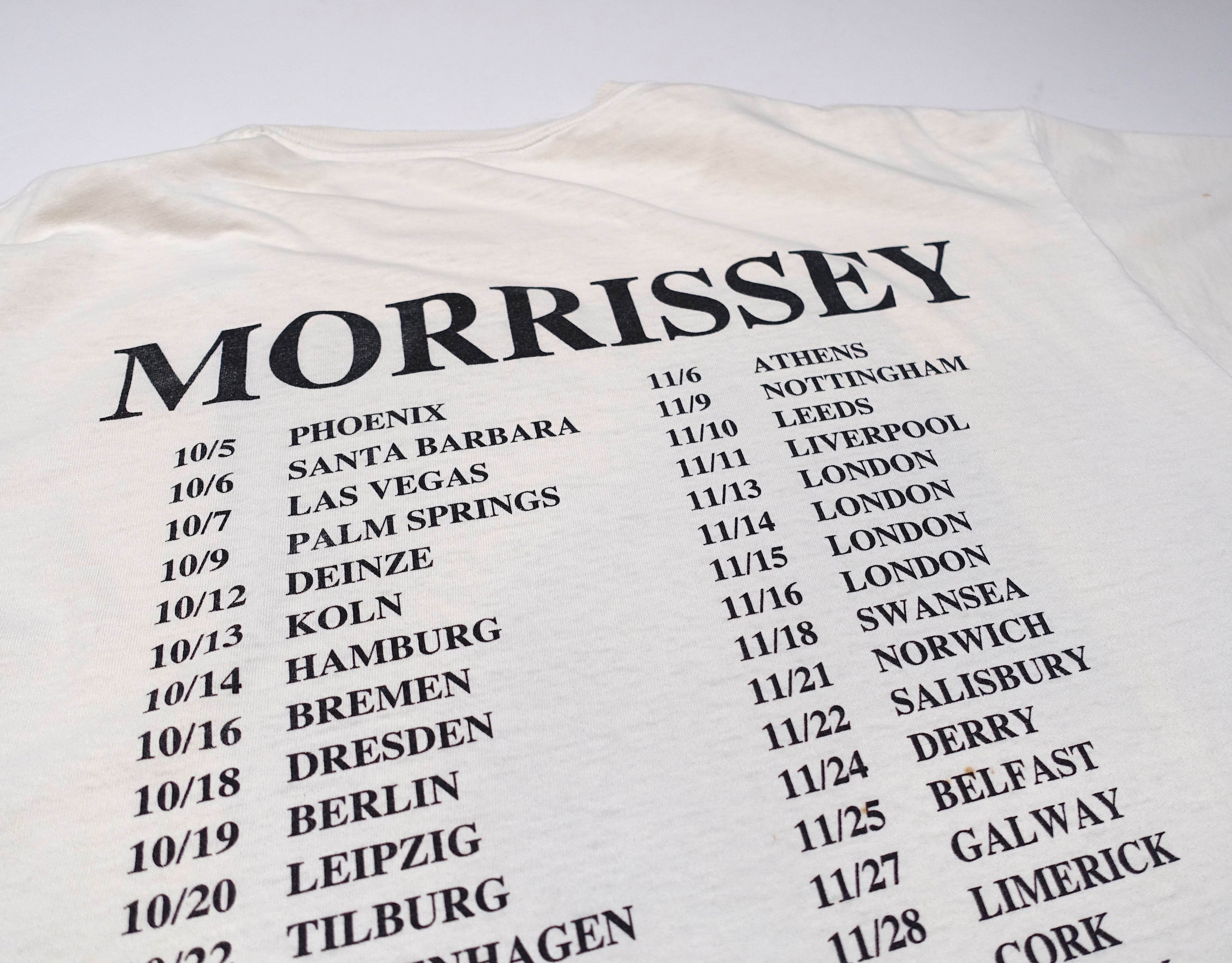 Morrissey - Kenny Lane Jump Rope Maladjusted 1999 US Tour Shirt Size XL / Large