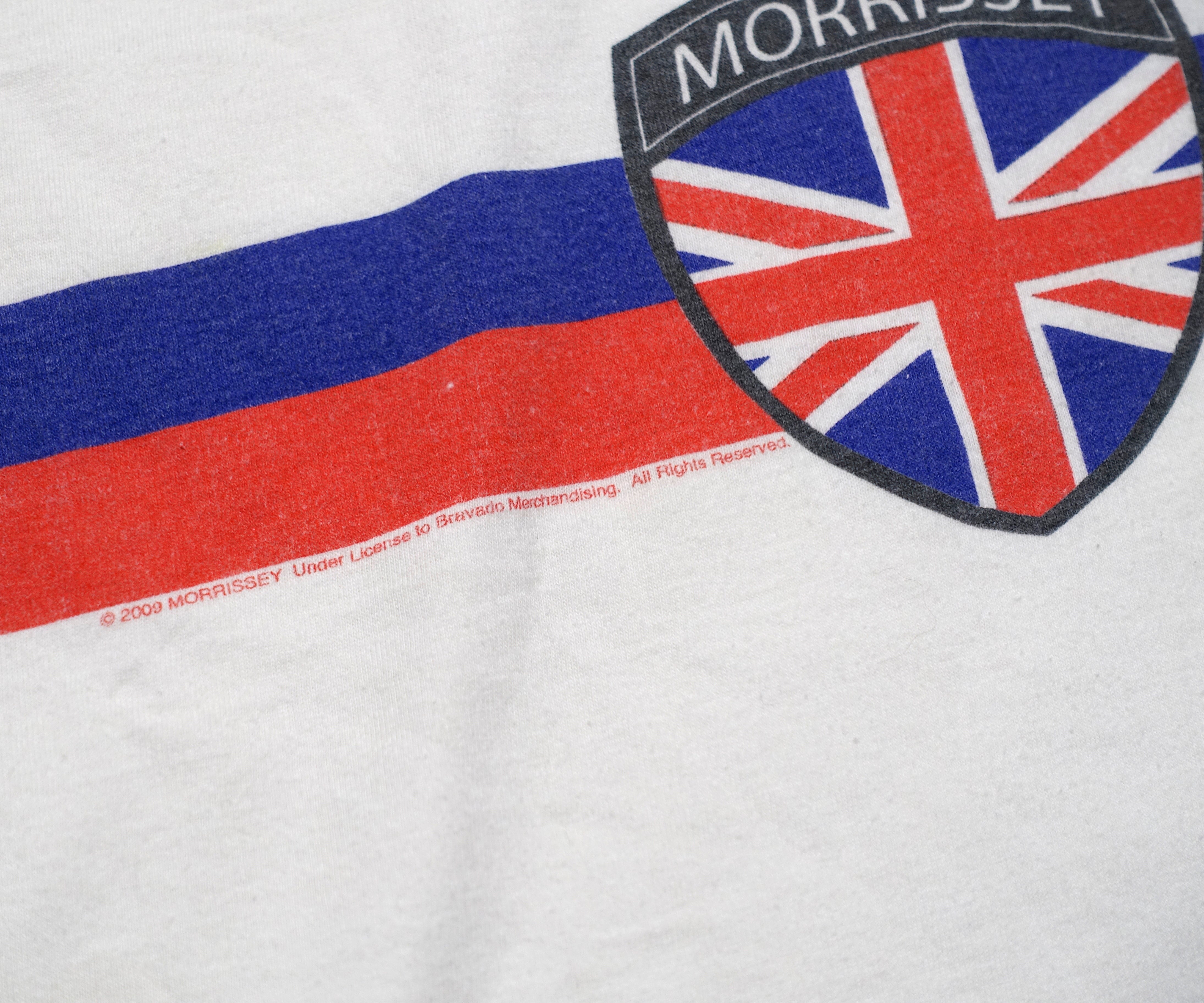 Morrissey - British Crest 2009 Tour Shirt Size Large