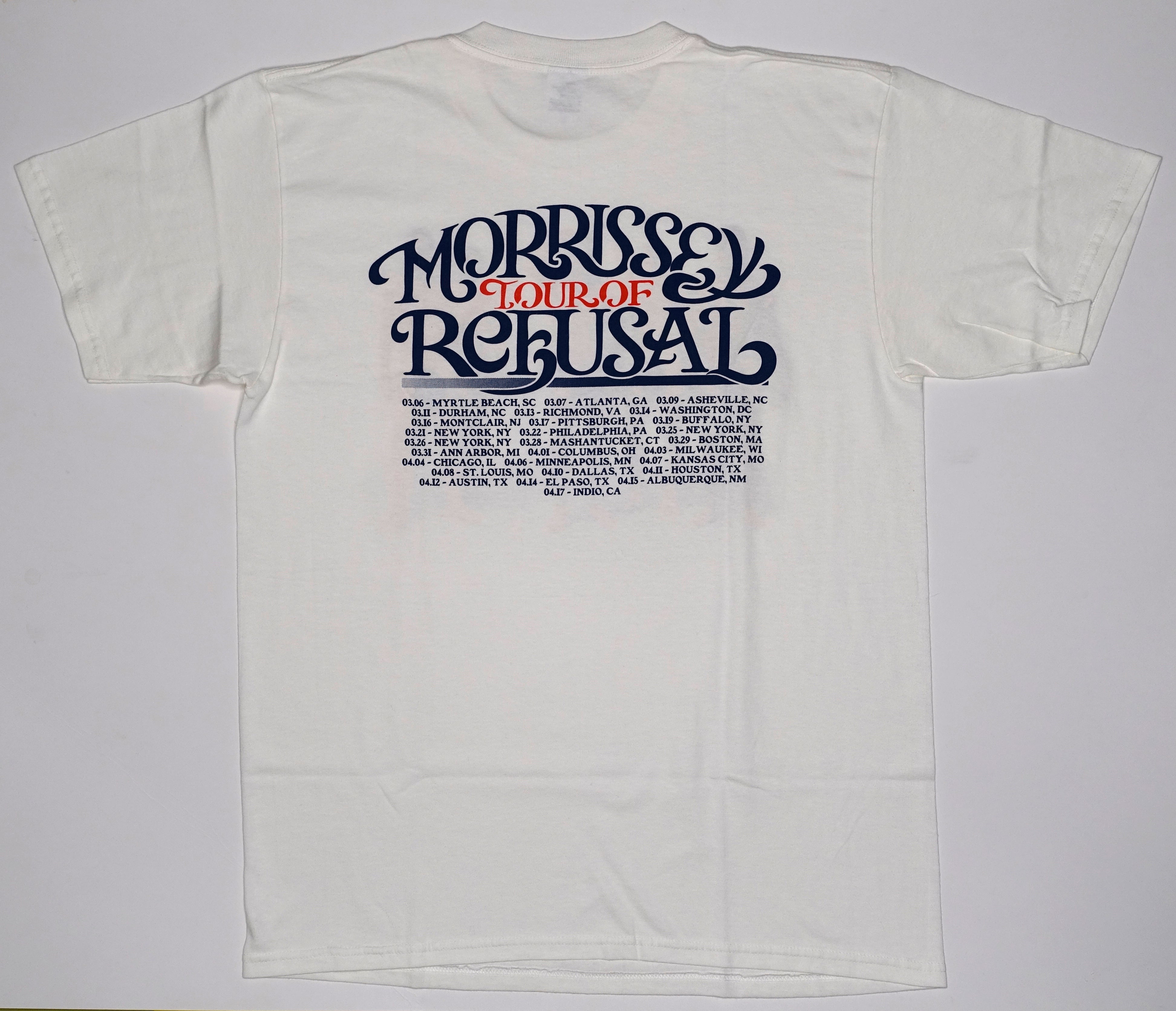 Morrissey - 7" Crew Years Of Refusal 2009 Tour Shirt Size Large