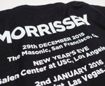Morrissey - New Years Eve 2015 Tour Shirt Size Large