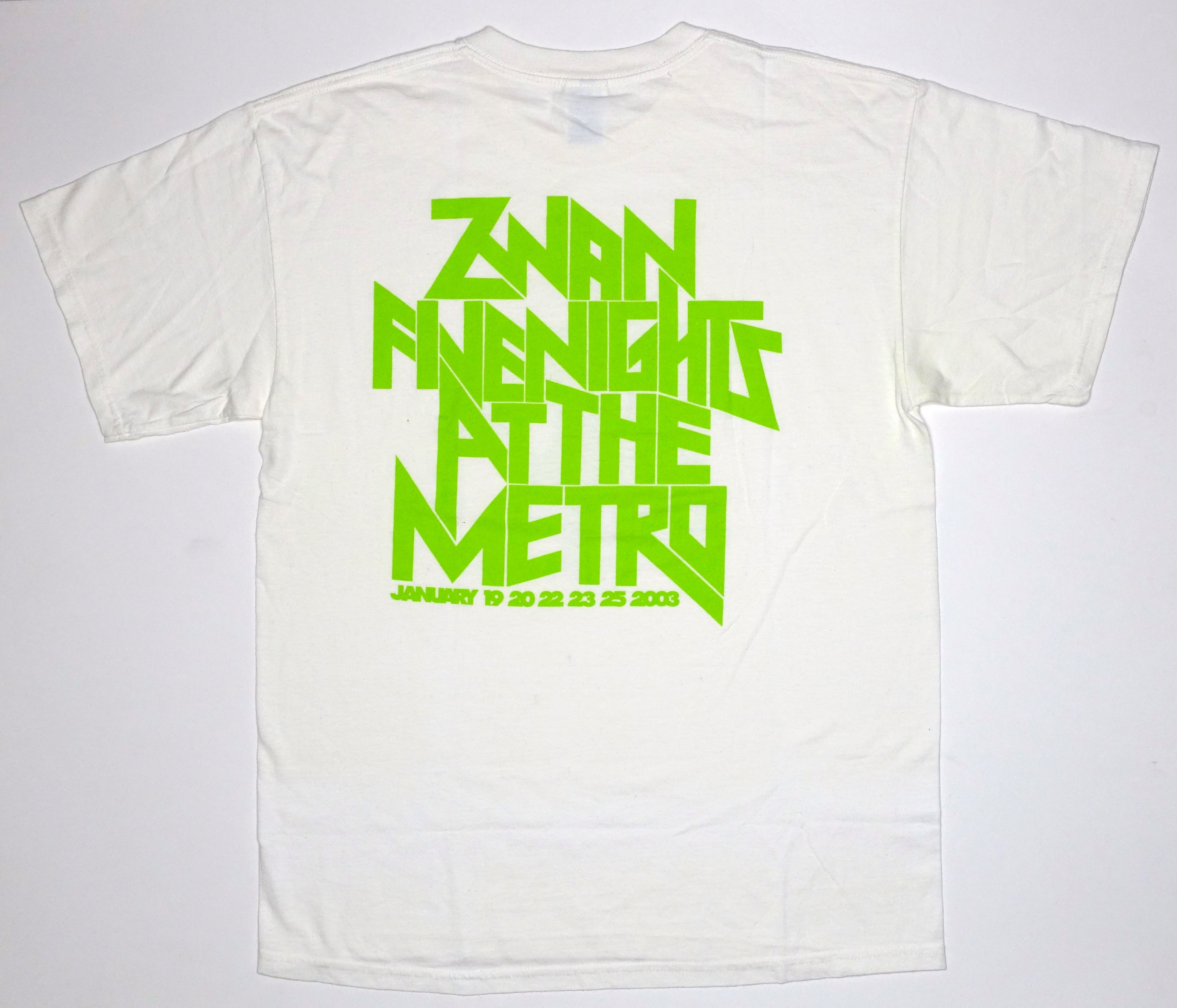 Zwan - 5 Nights At The Metro 2003 Tour (Art by Geoff McFetridge) Shirt Size XL