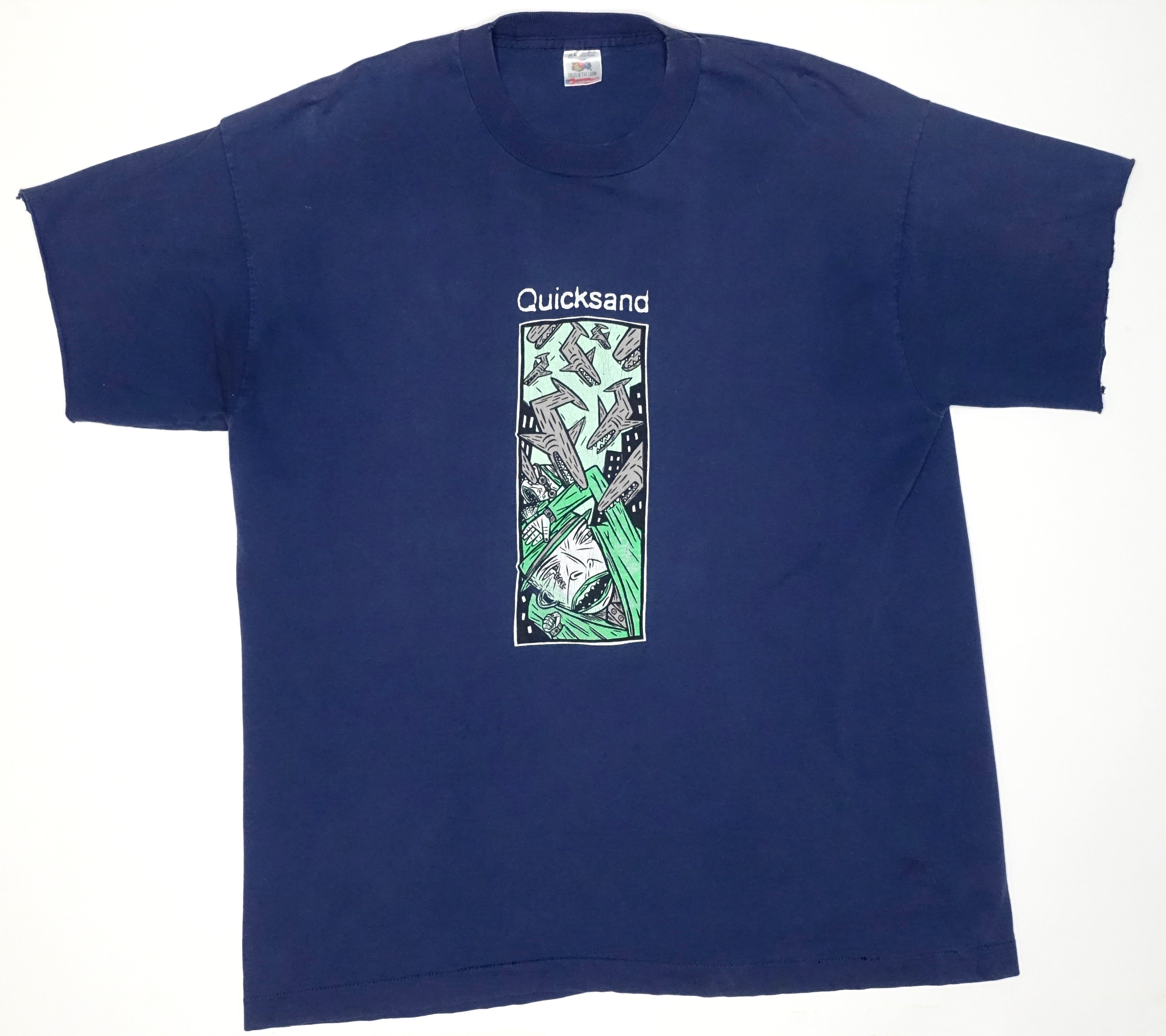 Quicksand ‎– Melinda Beck / Swimming With Sharks / Slip 1993 Tour Shirt Size XL