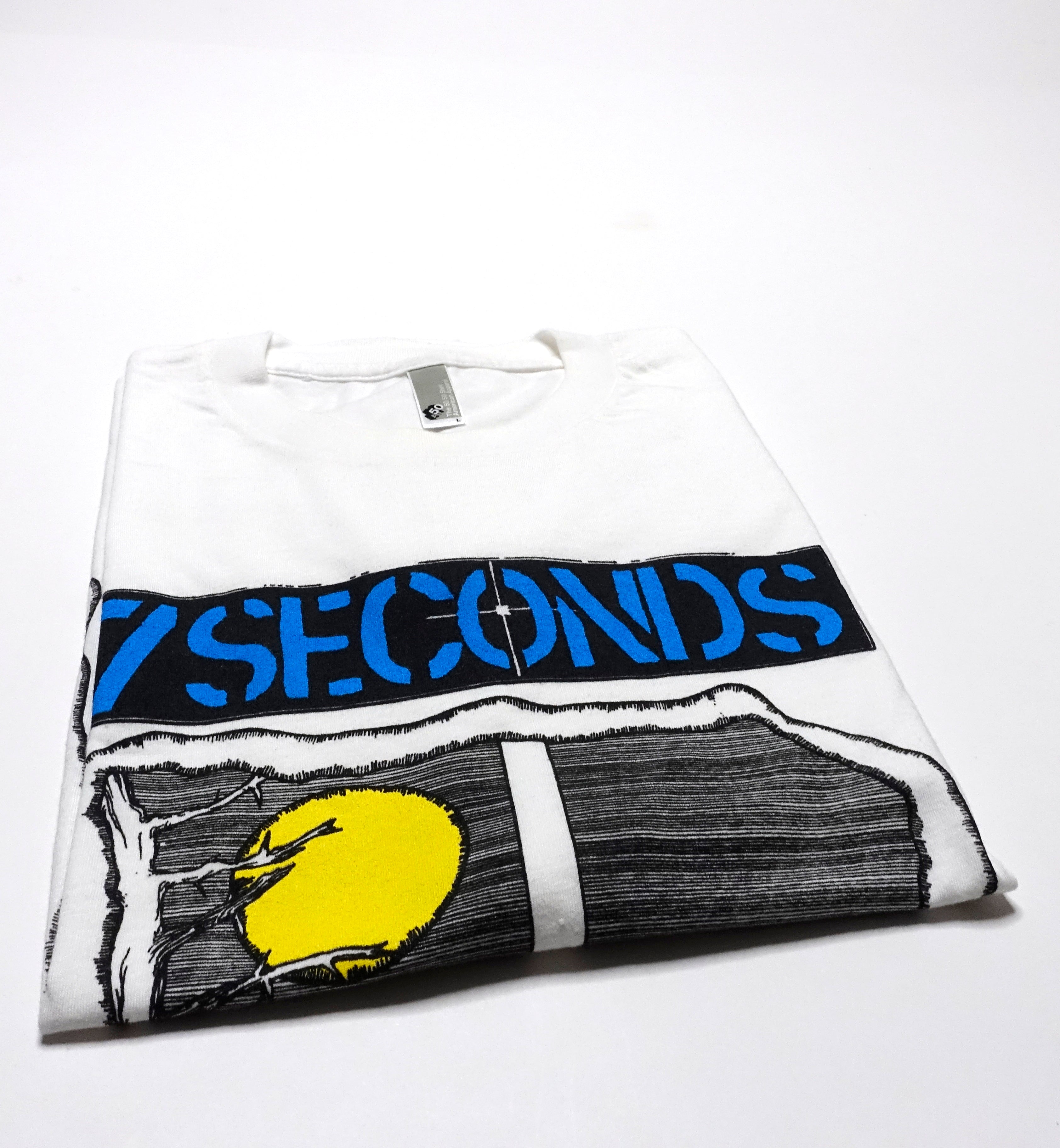 7 Seconds  ‎–  New Wind North American Tour Fall 1986 (Reissue) Shirt Size Large
