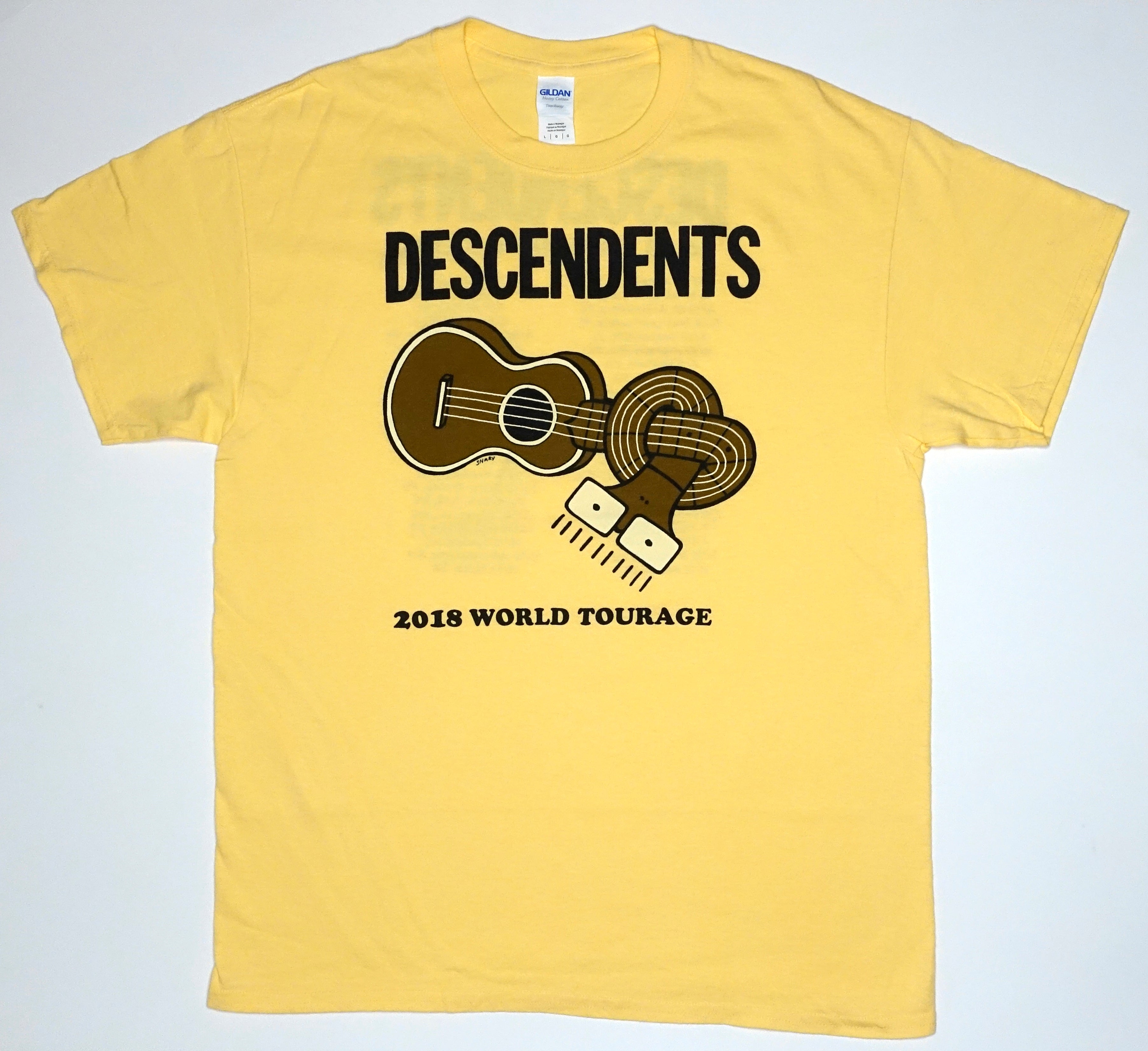 Descendents - Hypercaffium Spazzinate World Tourage 2018 Tour Shirt Size Large