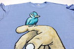 Dinosaur Jr.  ‎–  Travis Millard Bird On the Finger Tour Shirt Size Large