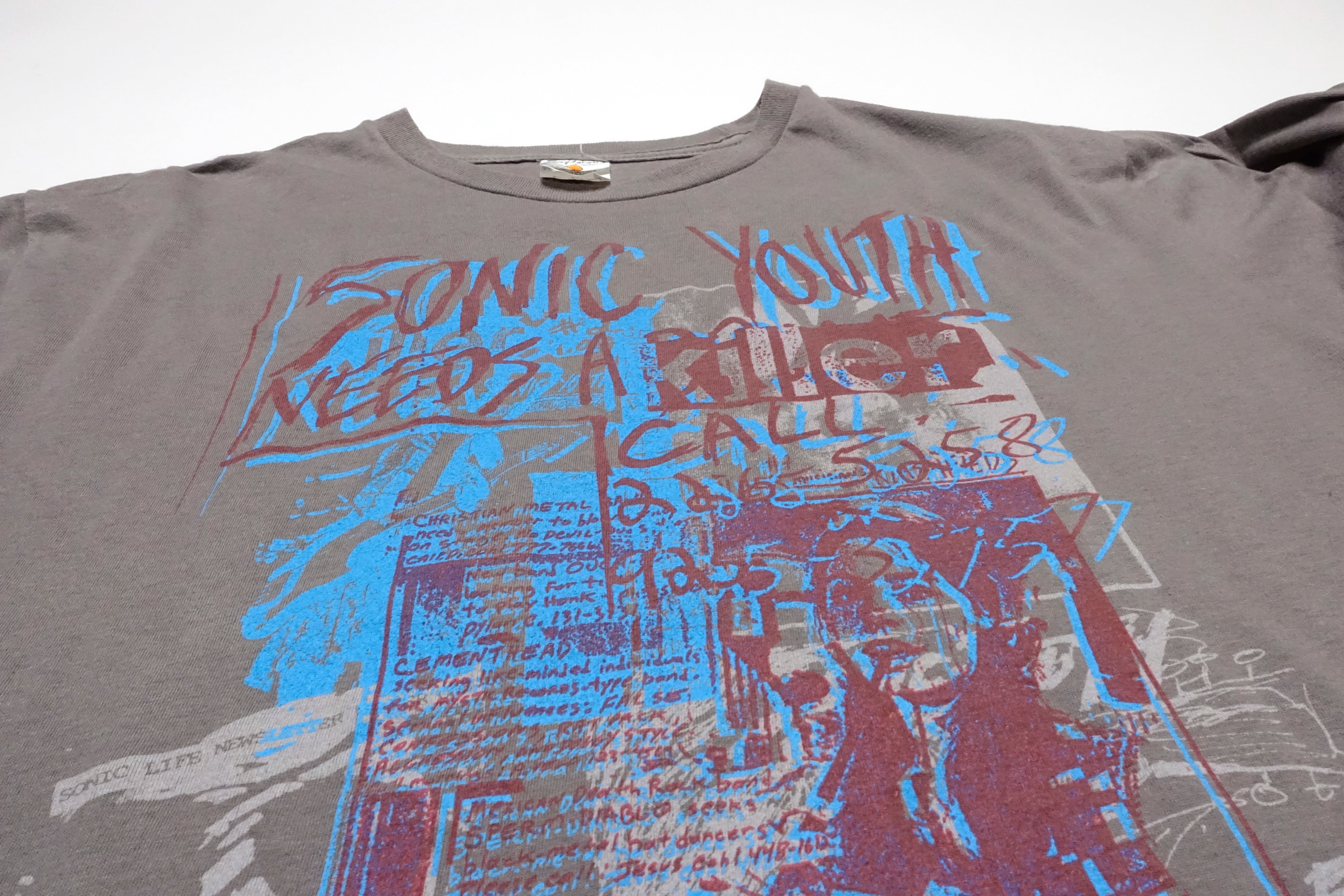 Sonic Youth - Students Protest 00's Tour Shirt Size XL