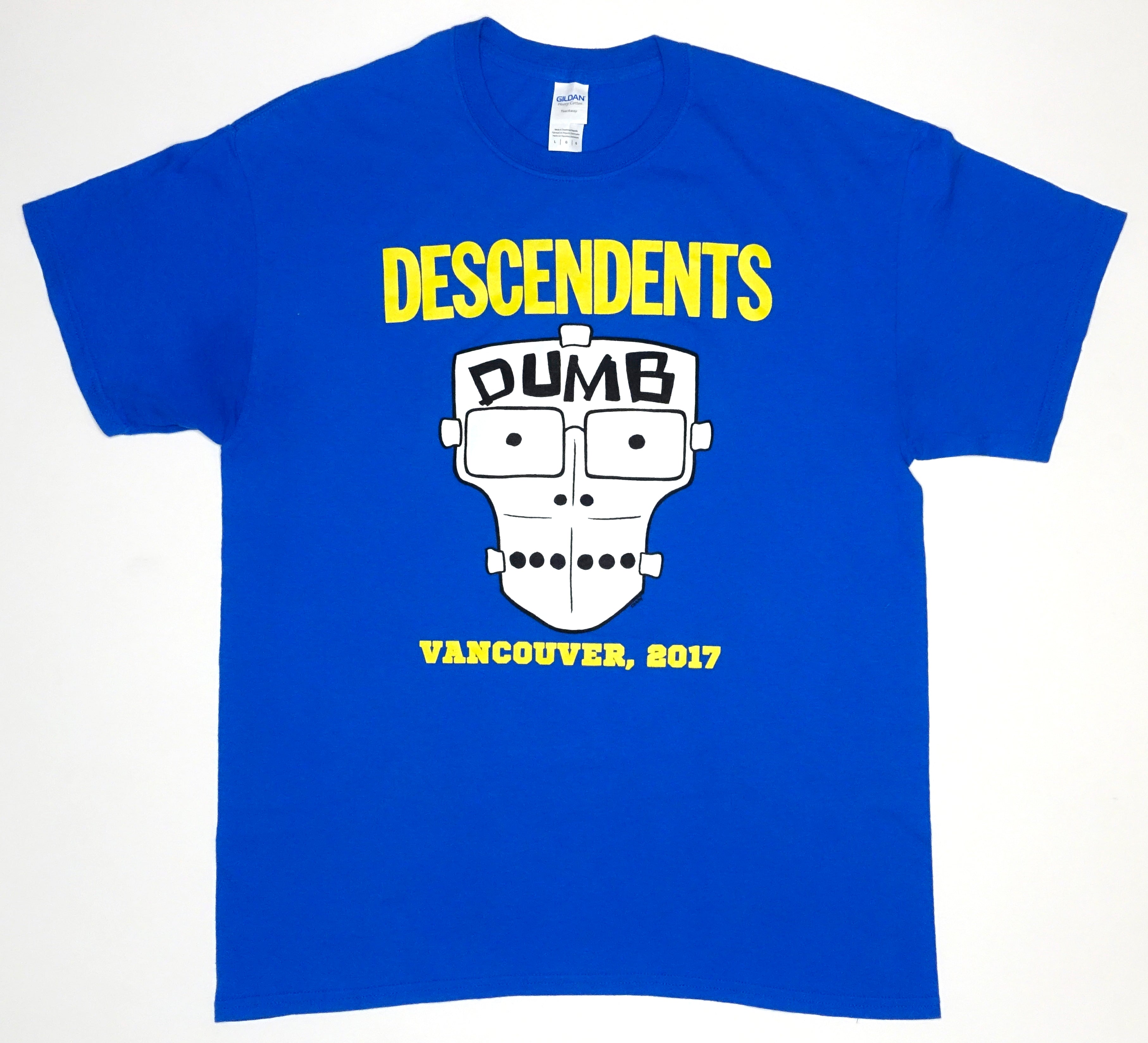 Descendents - Vancouver Night 2 2017 Tour Shirt Size Large
