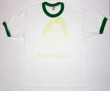 Stereolab – Cliff 90's Tour Shirt Size XL (White/Glow In The Dark)