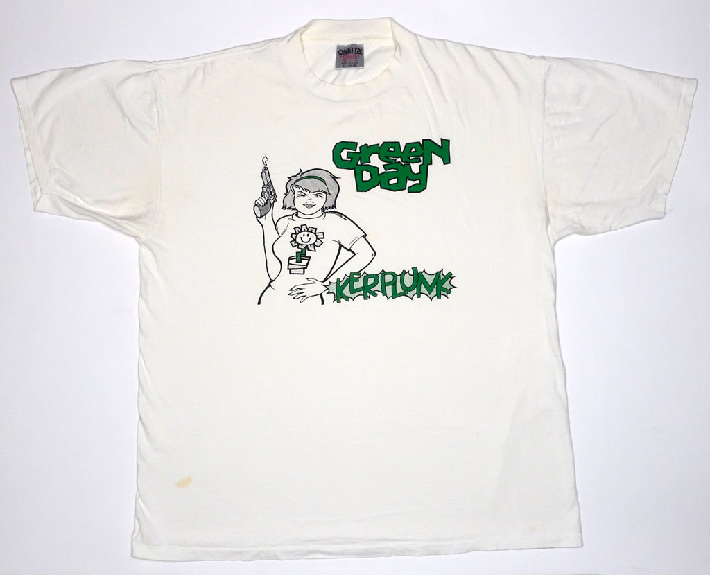 Green Day - Kerplunk 1991 Tour Shirt Size XL – the Minor Thread