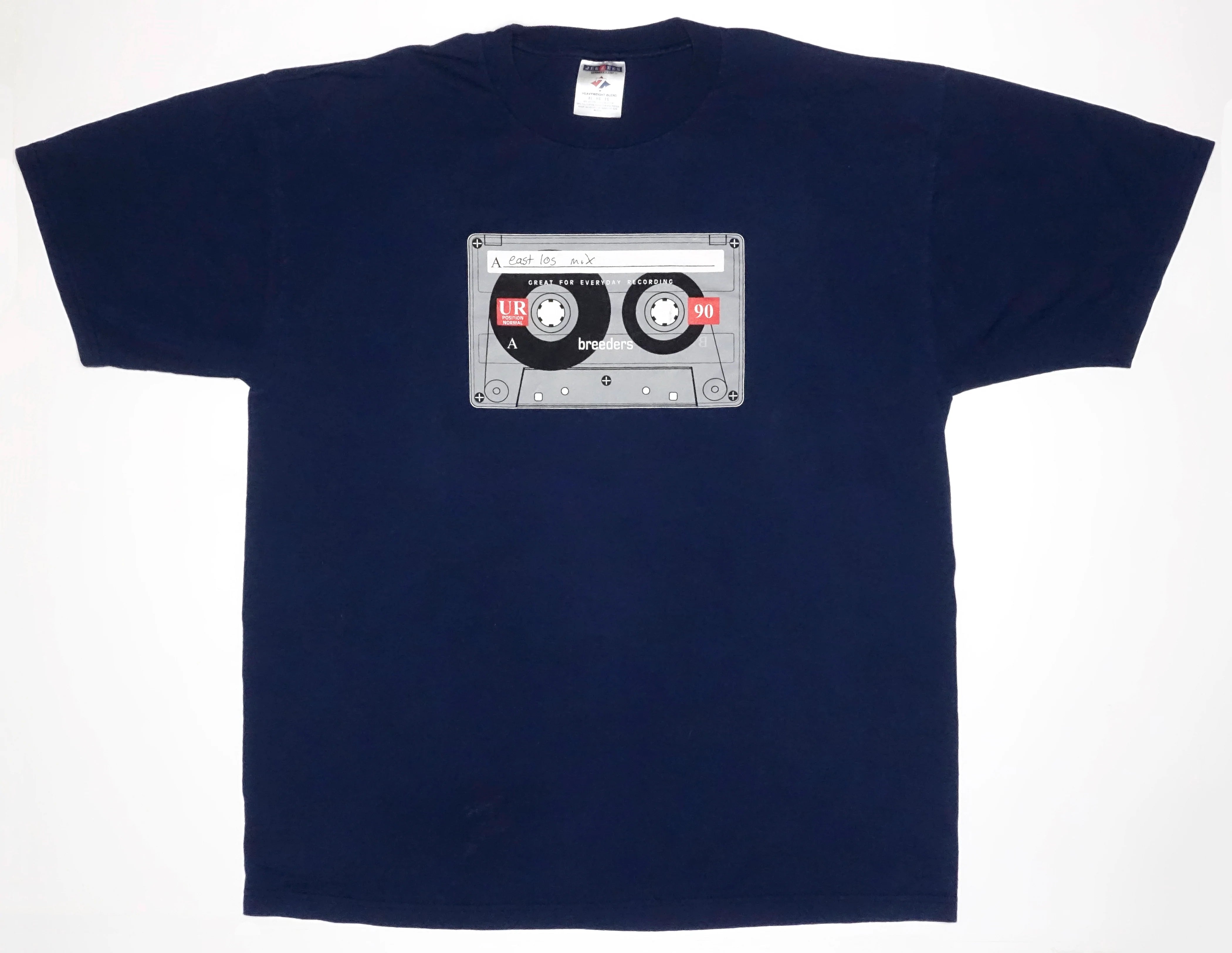 the Breeders - East Los Mix Cassette Tour Shirt Size XL