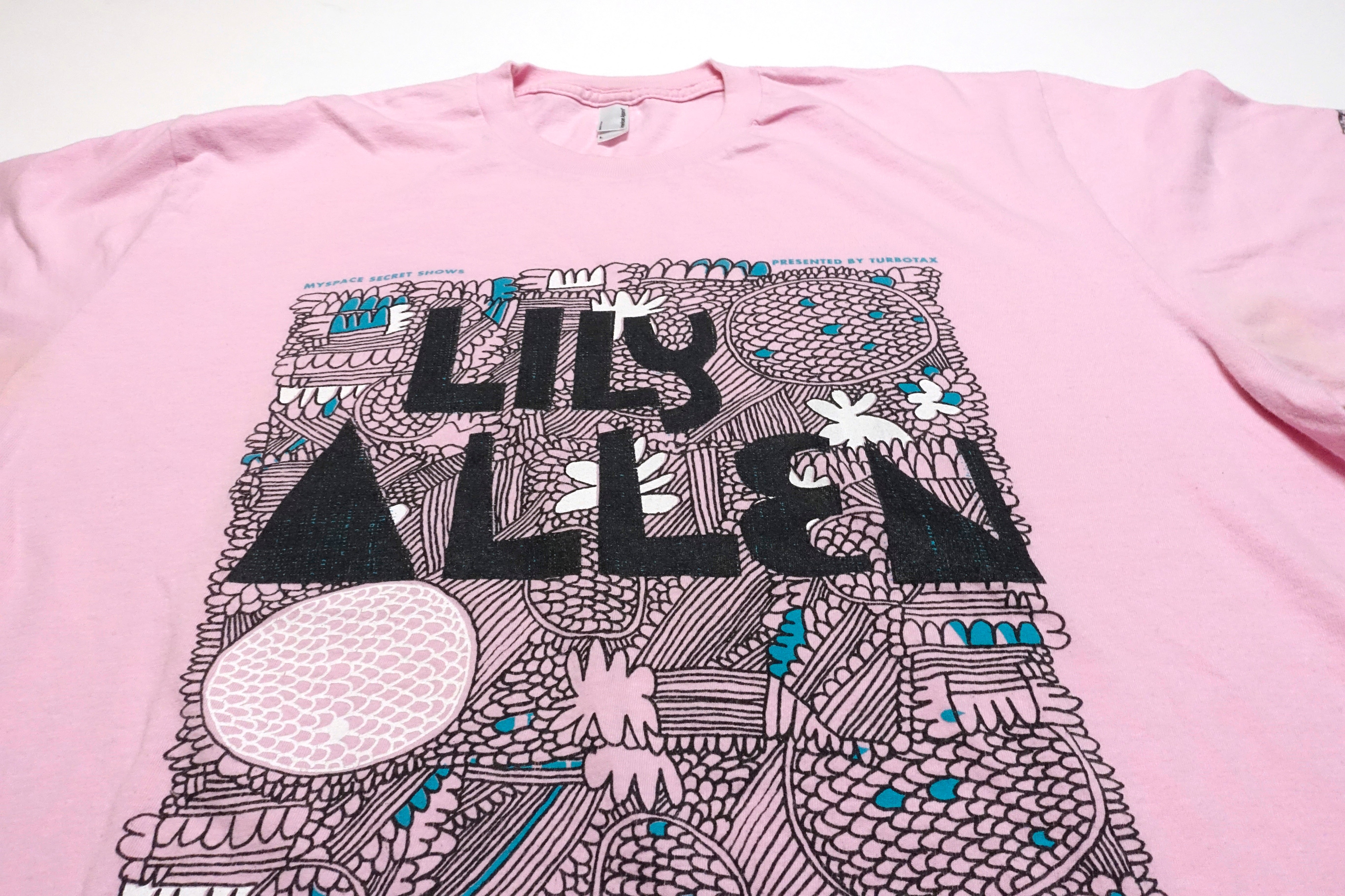 Lily Allen - MySpace Secret Show 2009 Promo Only Shirt Size Large