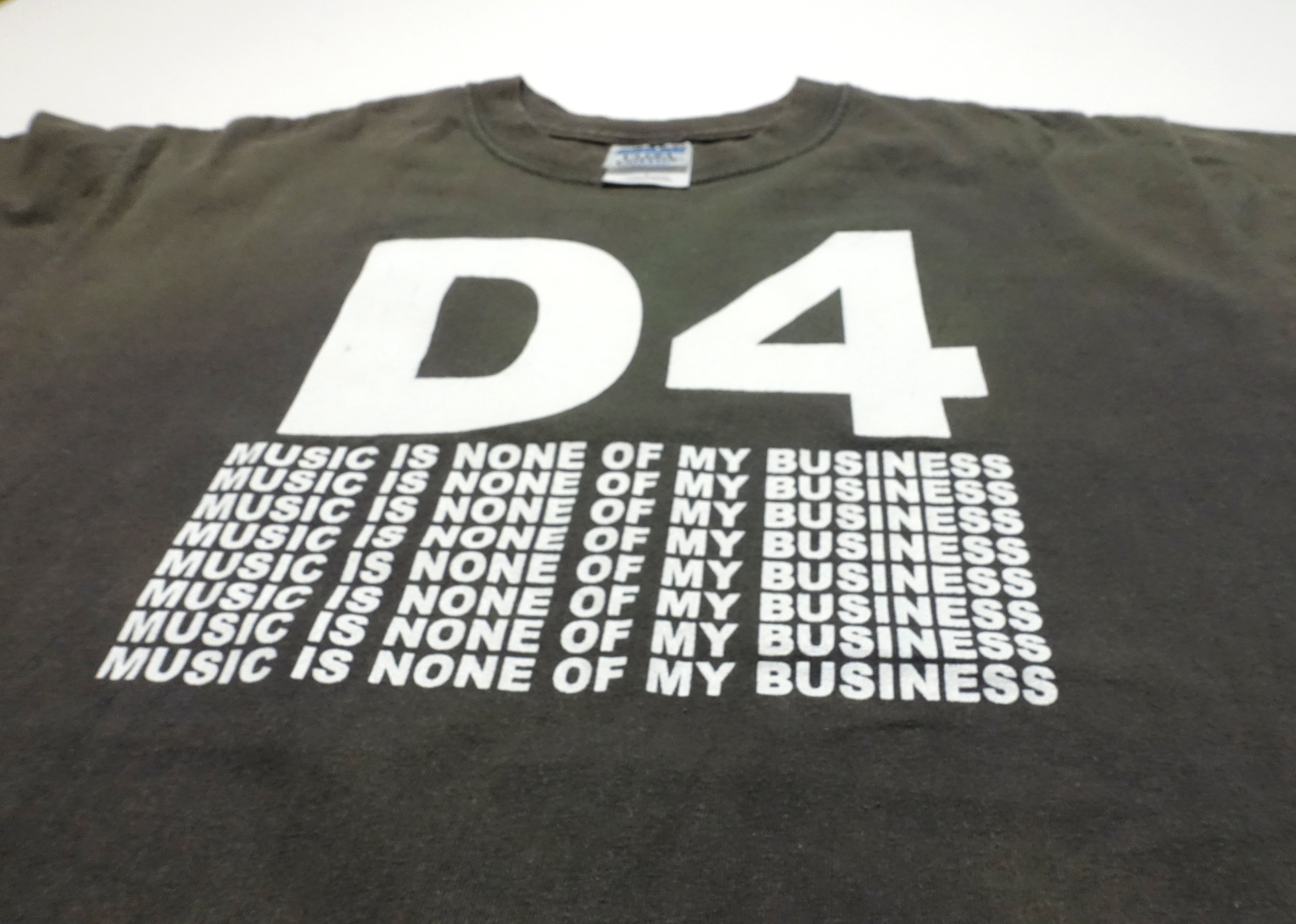 Dillinger Four – Music Is None Of My Business Tour Shirt Size Large