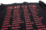 the Breeders - Head To Toe 1994 Tour Shirt Size XL / Large