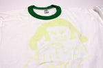 Stereolab – Cliff 90's Tour Shirt Size XL (White/Glow In The Dark)