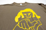 Stereolab – Cliff 90's Tour Shirt Size XL (Brown/Yellow)