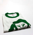 Stereolab – Cliff 90's Tour Shirt Size XL (White/Green Ringer)