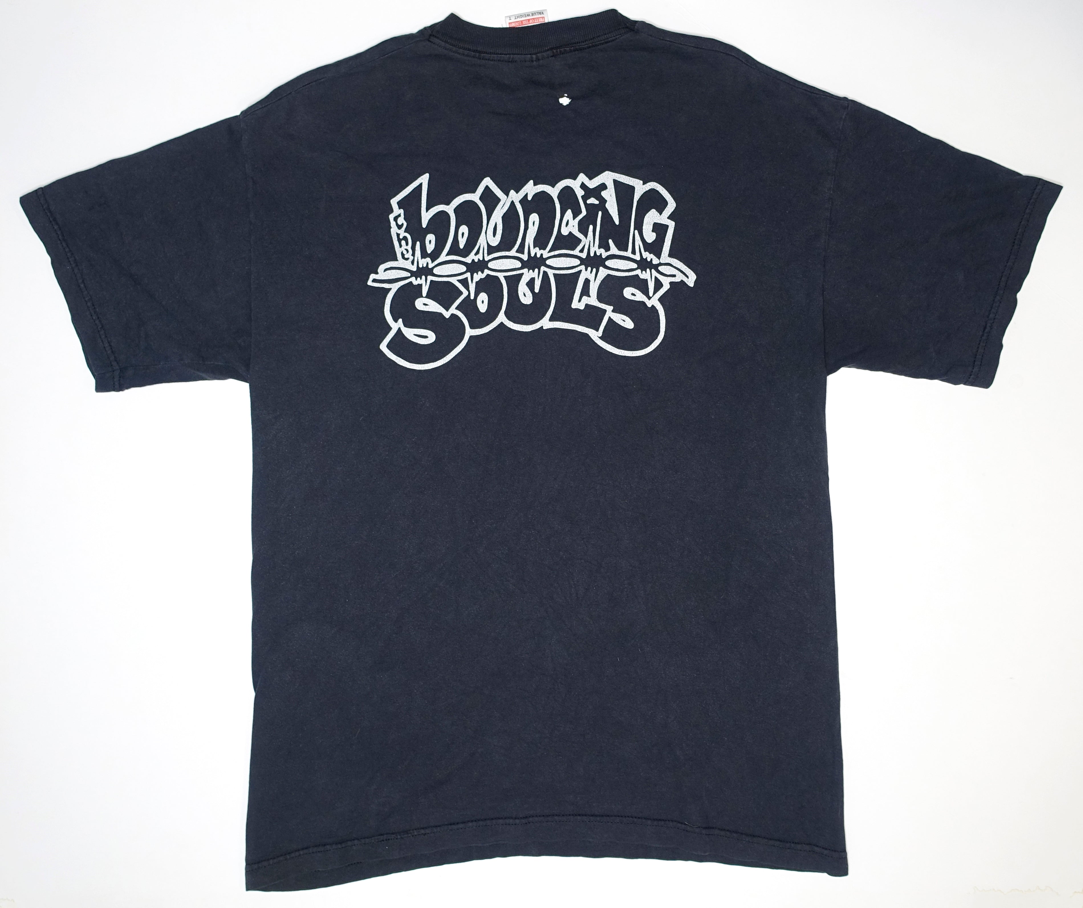 Bouncing Souls – Cross Bones And Barb Wire 90's Tour Shirt Size Large