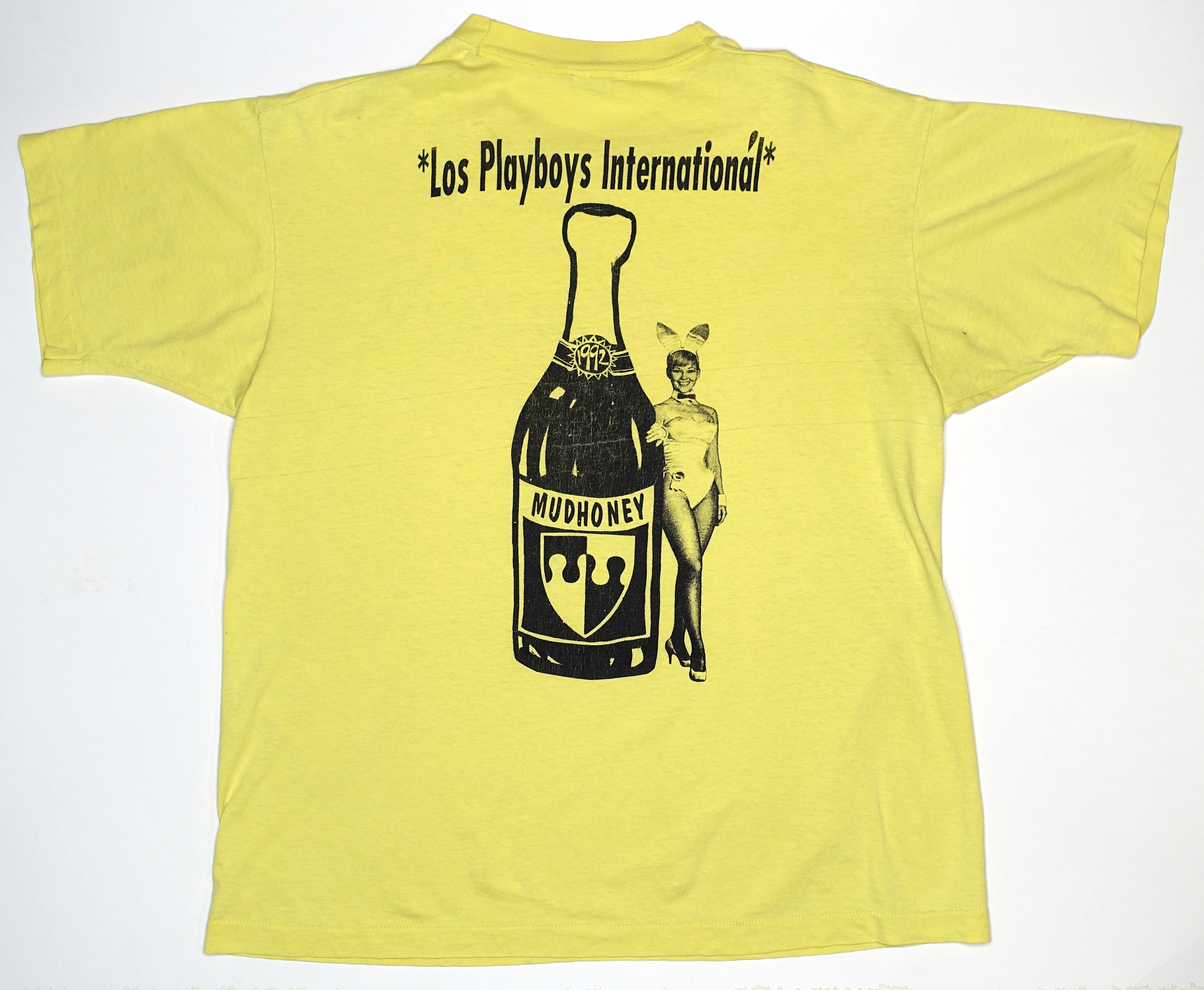 Mudhoney – Los Playboys Internationál 1992 Tour Shirt Size XL