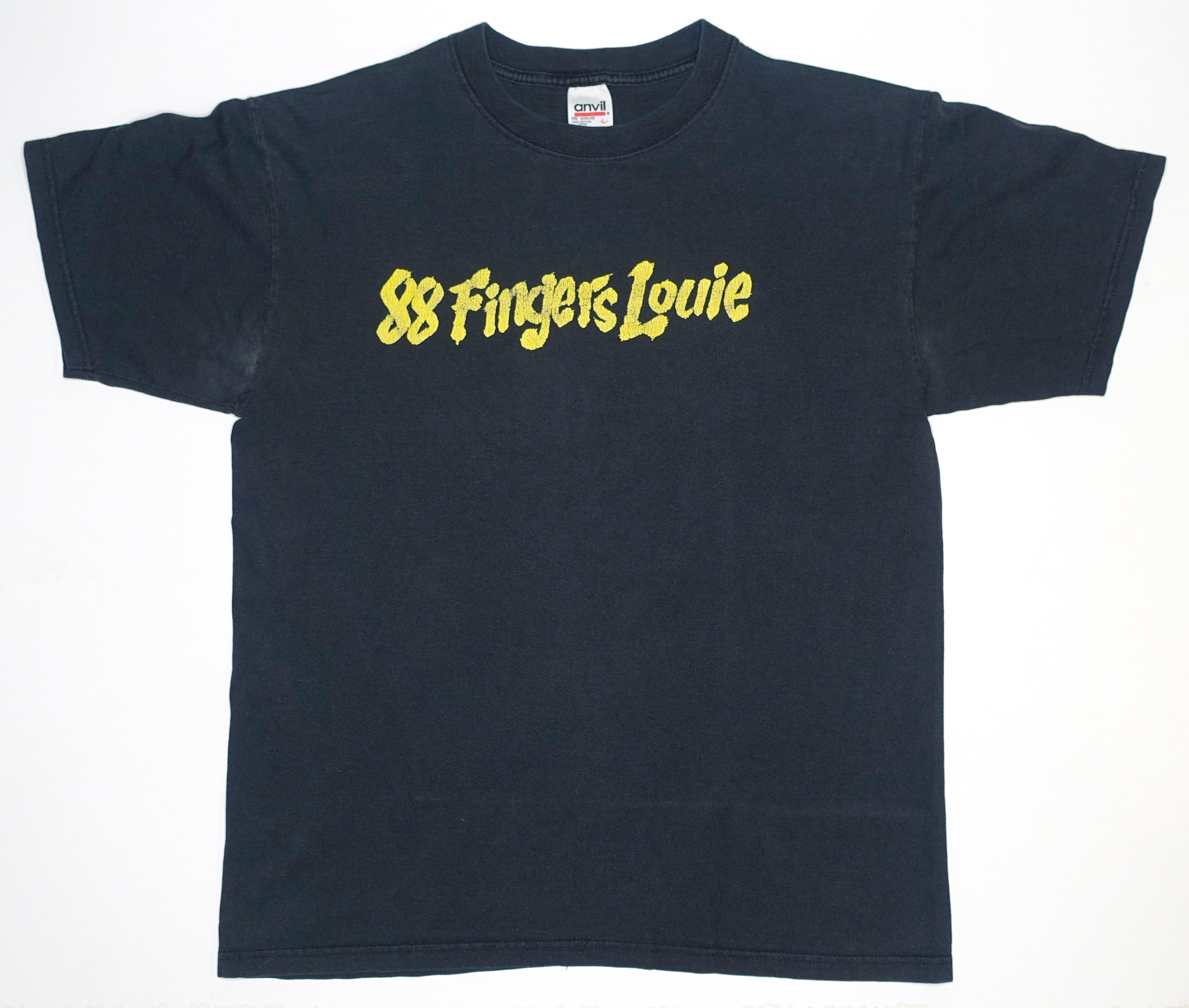 88 Fingers Louie – Yellow Logo Tour Shirt Size Large