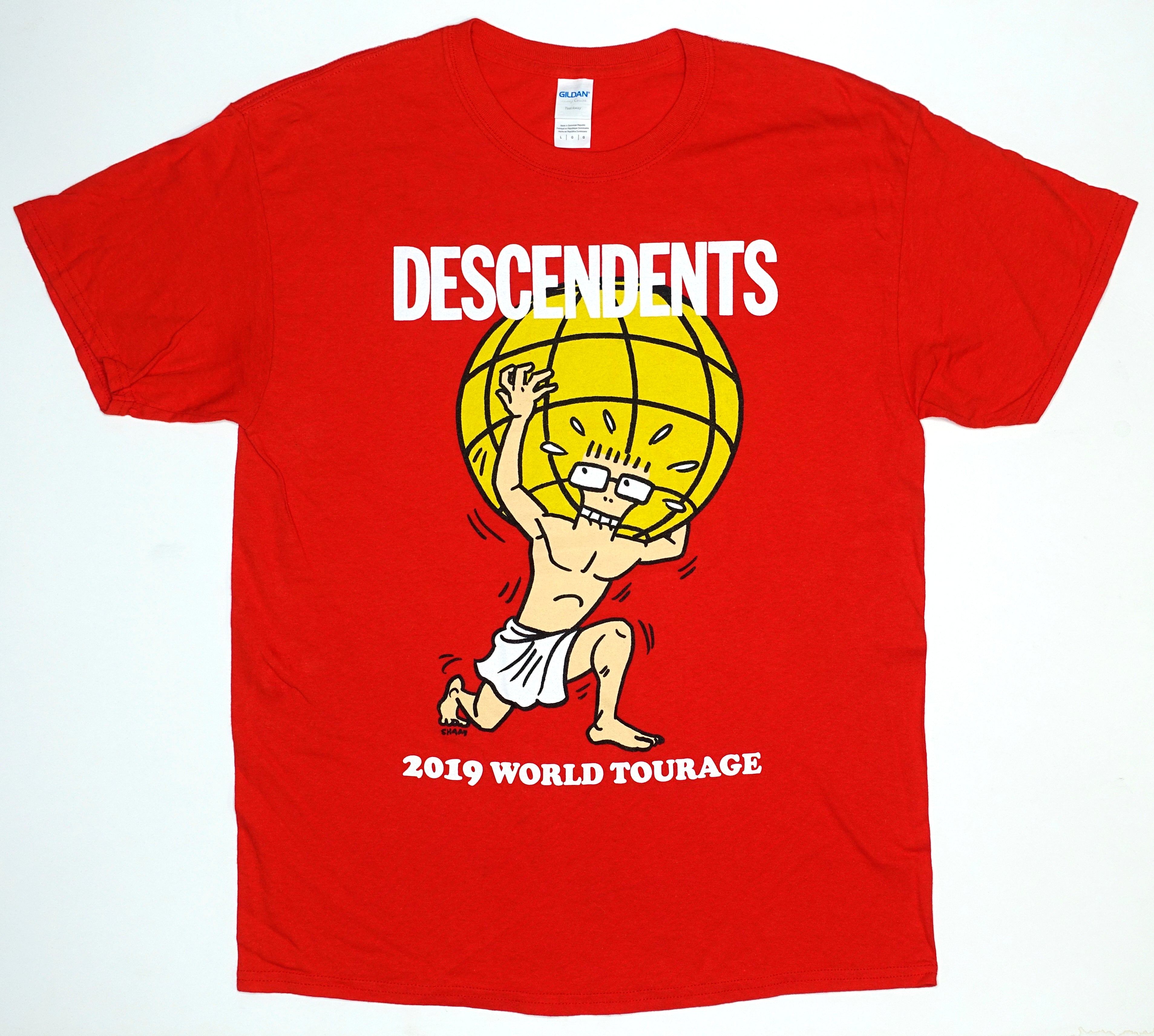 Descendents - 2019 World Tourage Tour Shirt Size Large