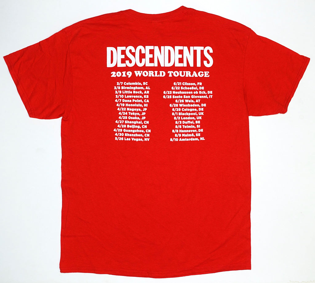 Descendents - 2019 World Tourage Tour Shirt Size Large – the Minor