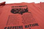 Descendents - Caffeine Nation 1997 Tour Shirt Size XL