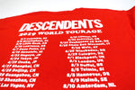 Descendents - 2019 World Tourage Tour Shirt Size Large