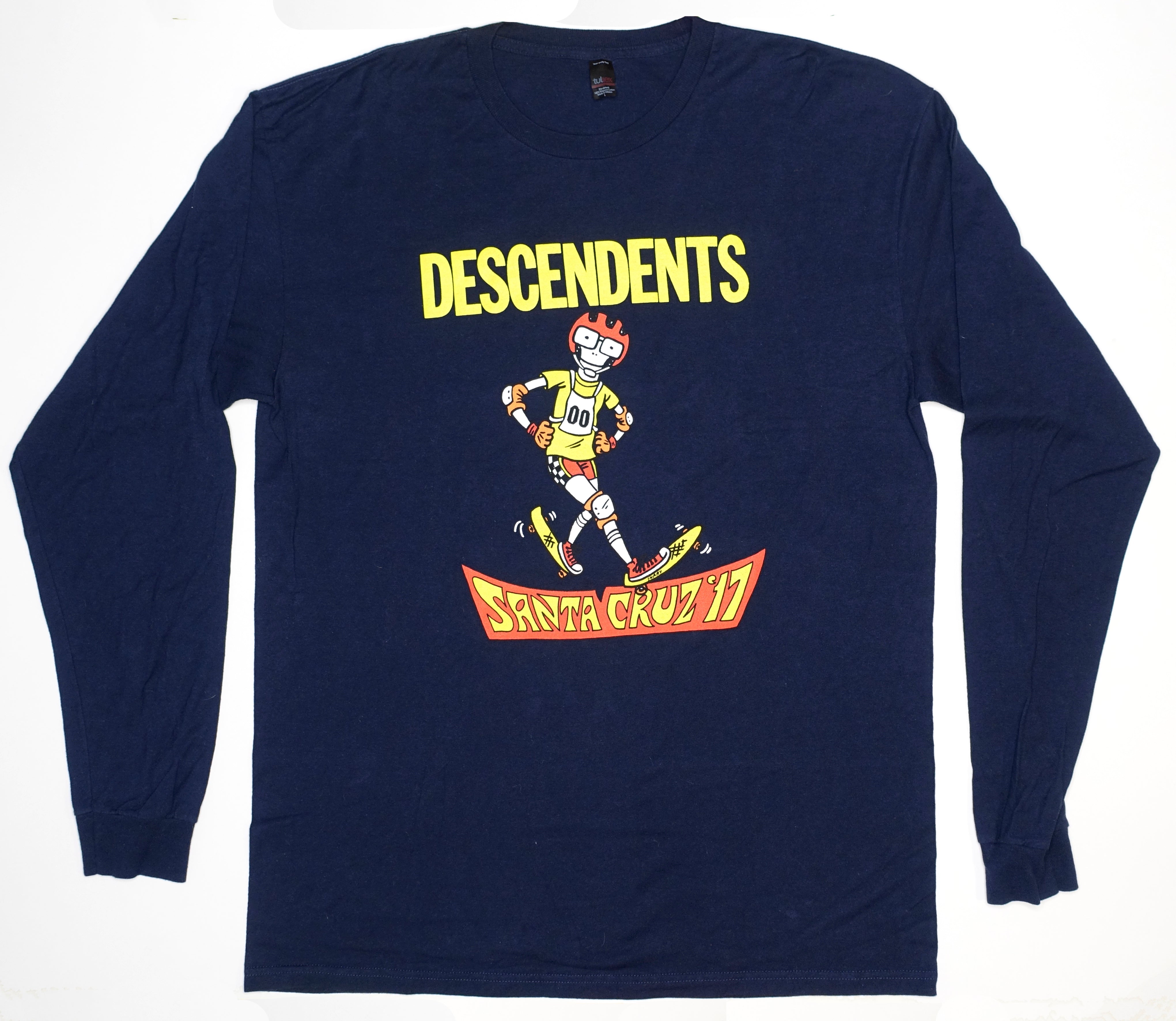 Descendents - Santa Cruz 2017 Night 1 Long Sleeve Tour Shirt Size Large