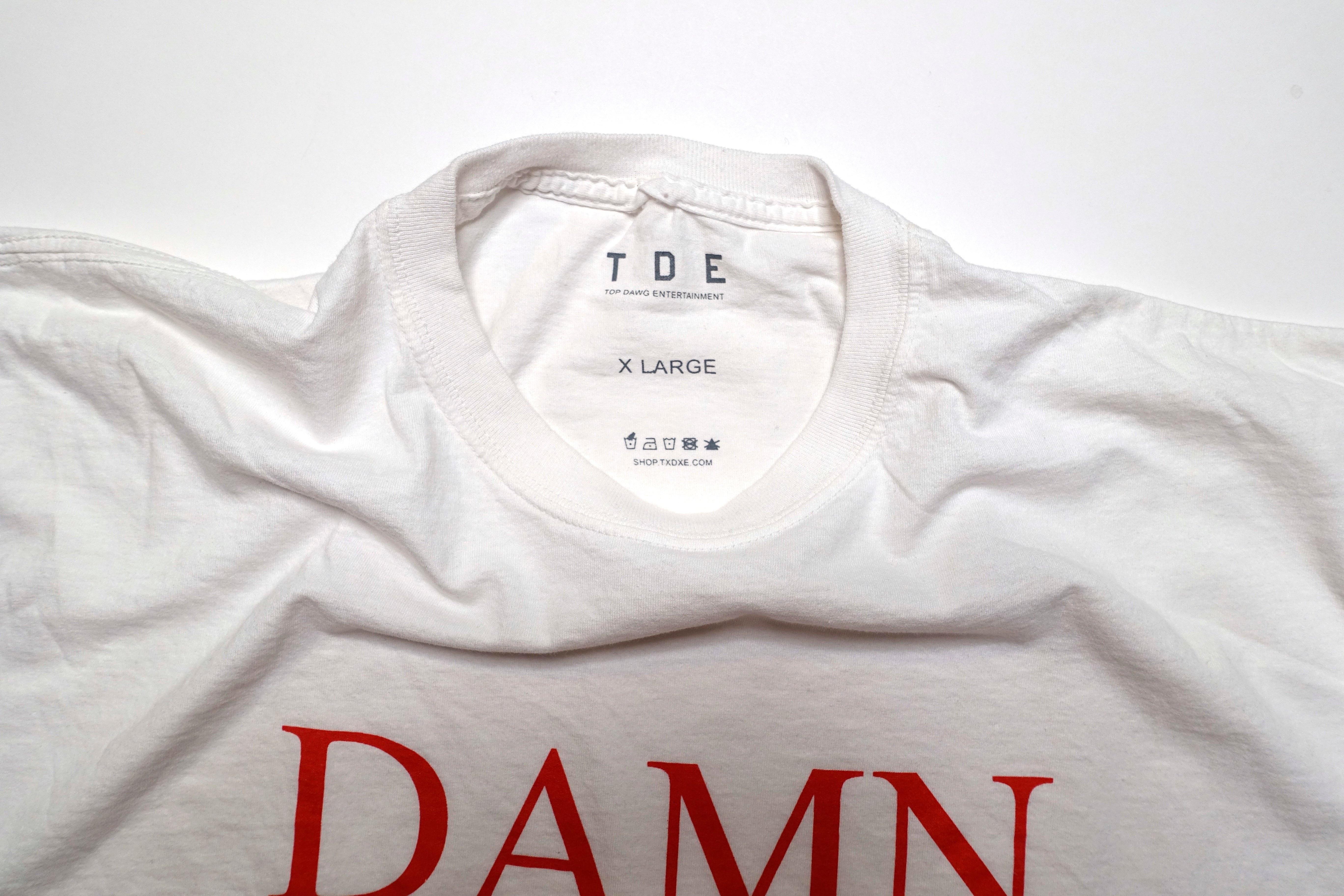 Kendrick Lamar - Damn 2017 US Tour Shirt Size XL