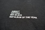 Pusha-T - Daytona 2018 Rap Album Of The Year Embroidered Shirt Size Large