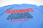 Descendents - Australia 2017 Tour Shirt Size Medium