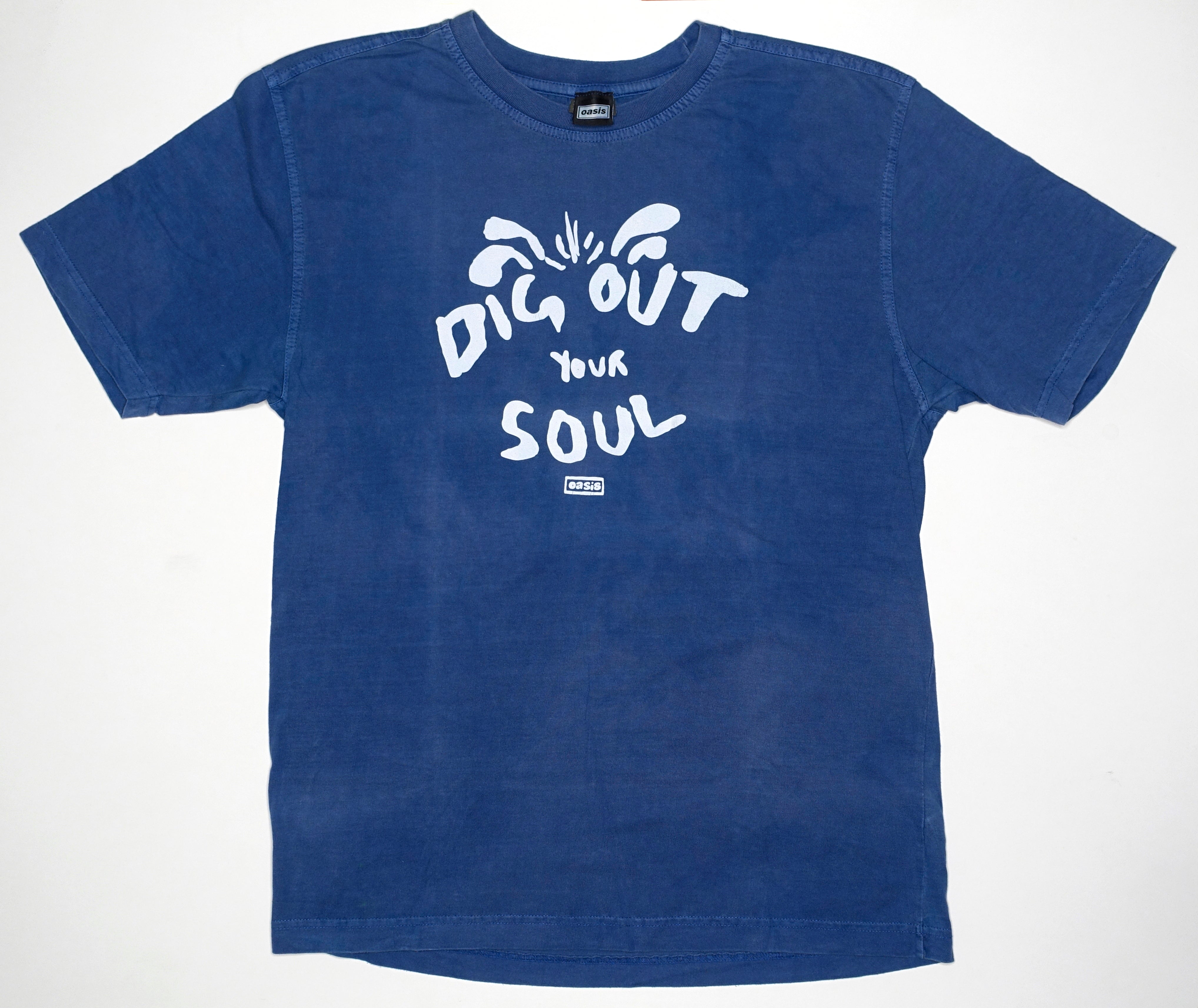 Oasis - Dig Out Your Soul 2008 Tour Shirt Size Large (Navy)