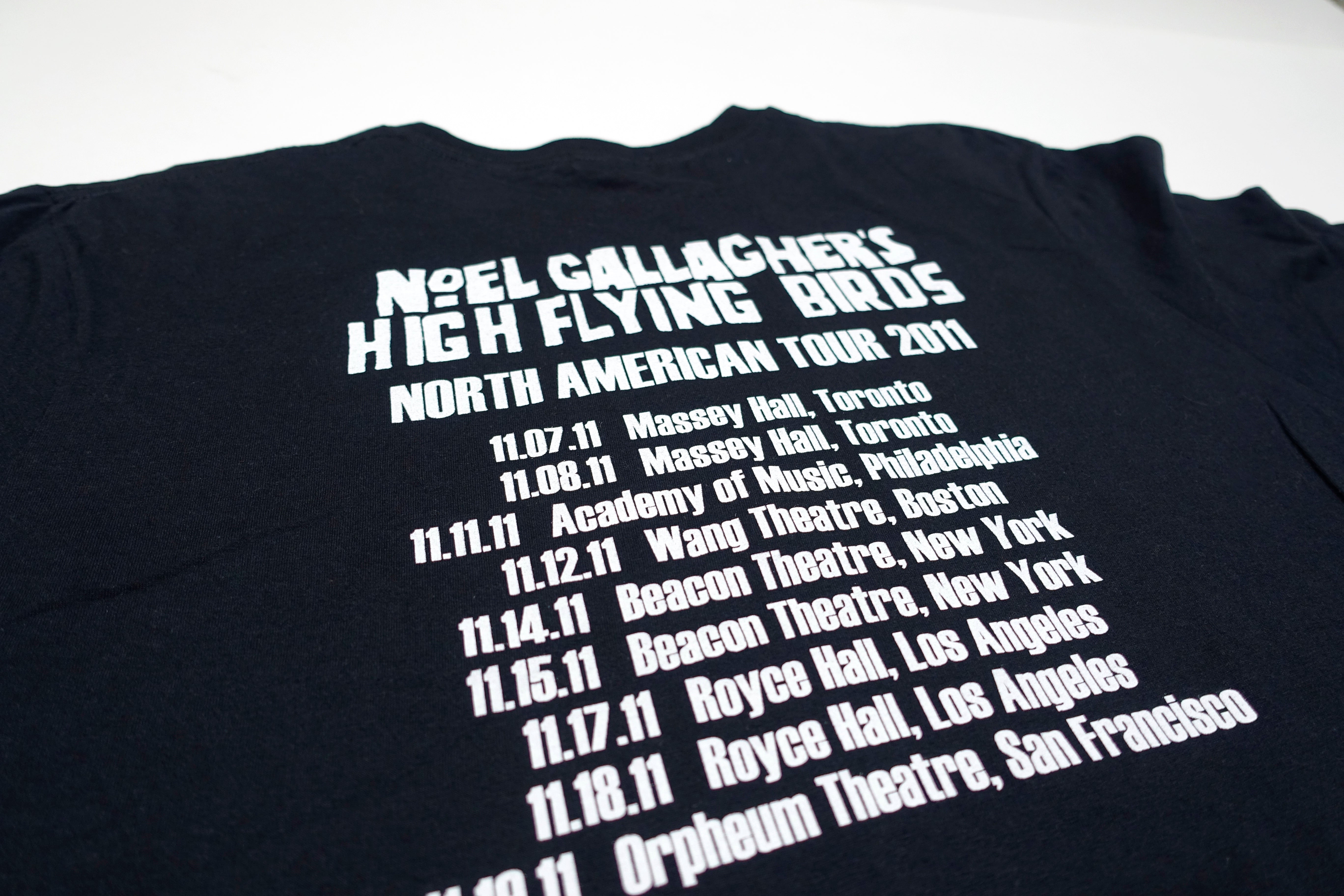 Noel Gallagher's High Flying Birds - 2011 North American Tour Shirt Size Large