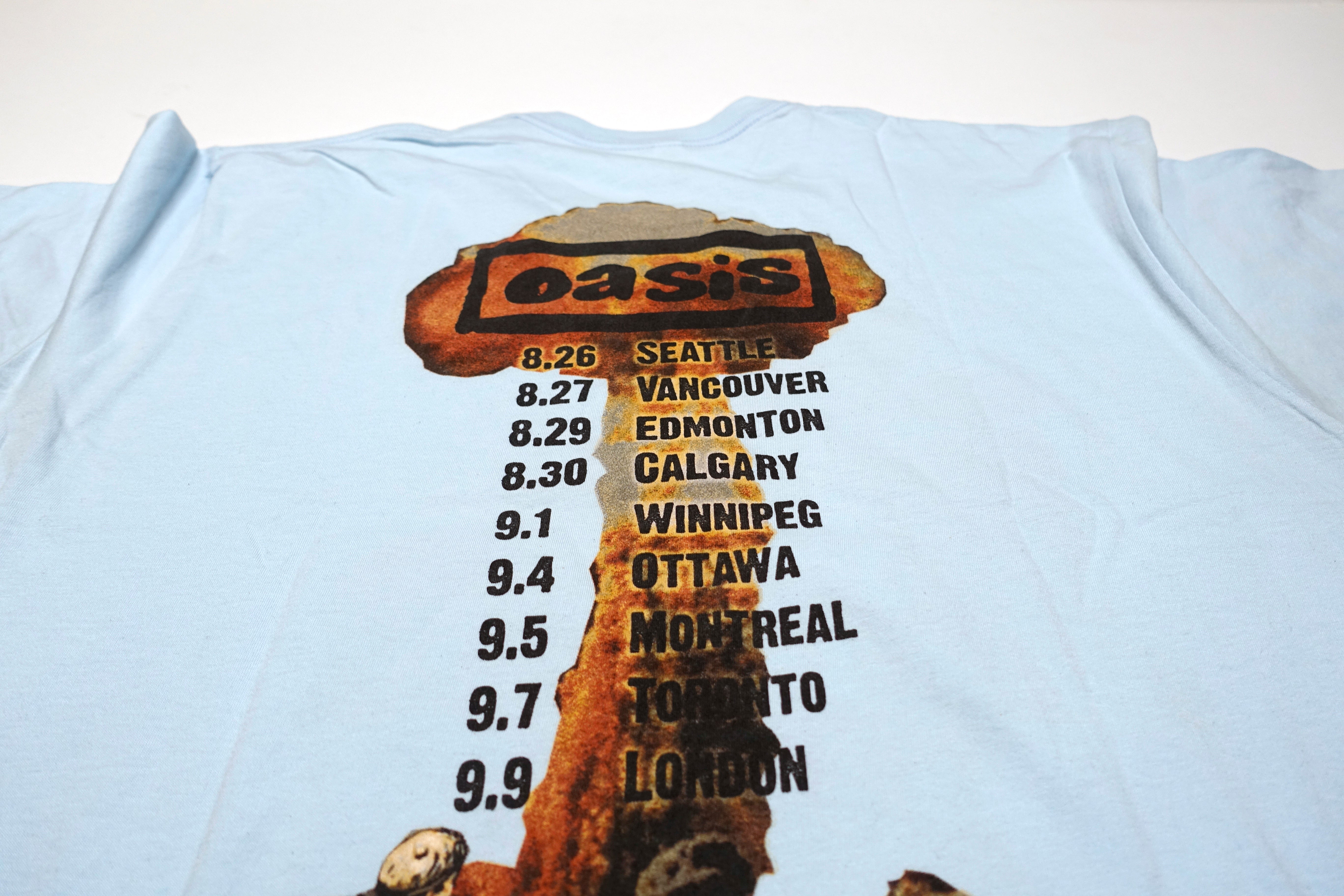 Oasis - USA / Canada / London 2008 Tour Shirt Size Large