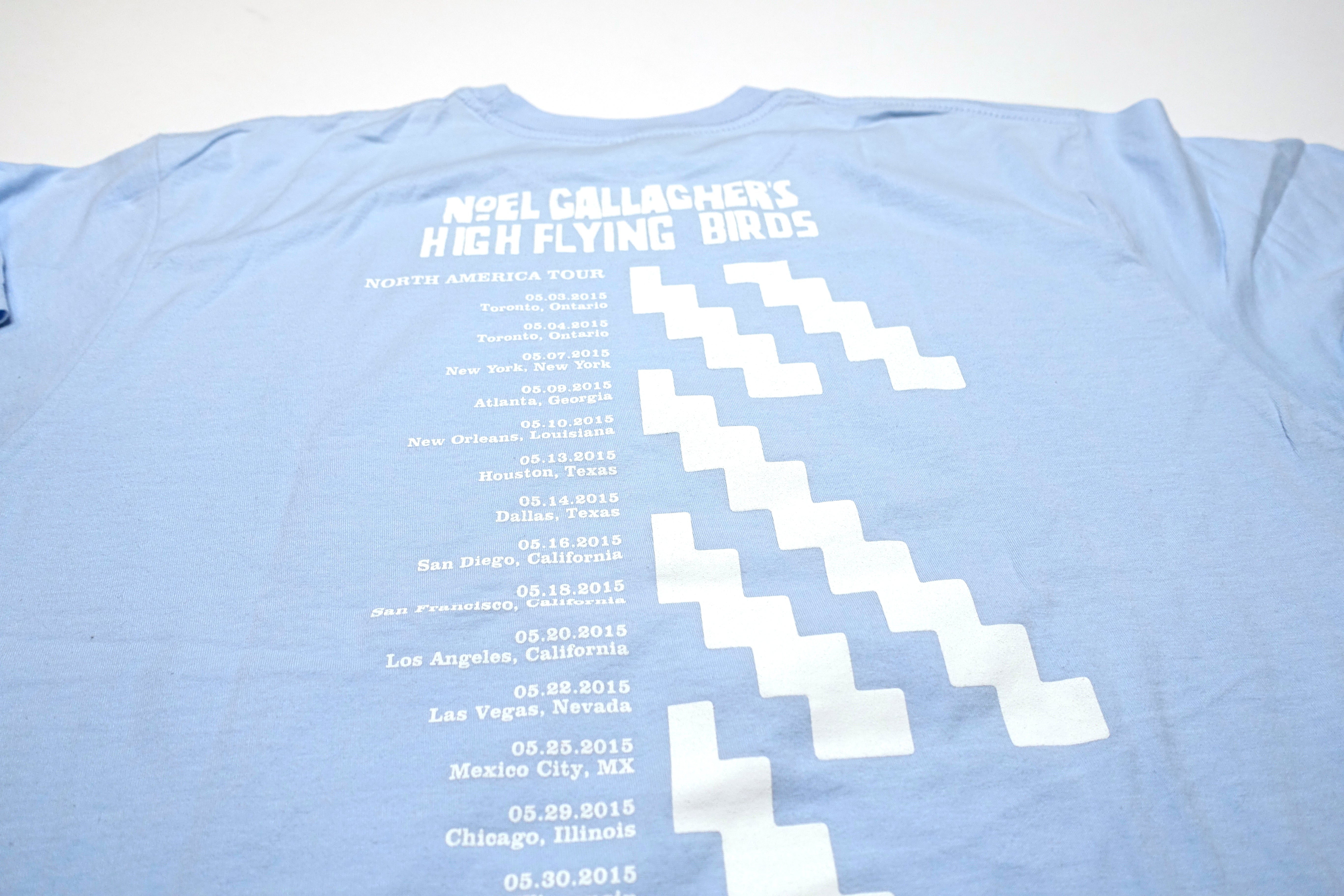 Noel Gallagher's High Flying Birds - "Stairs" North American 2015 Tour Shirt Size Large