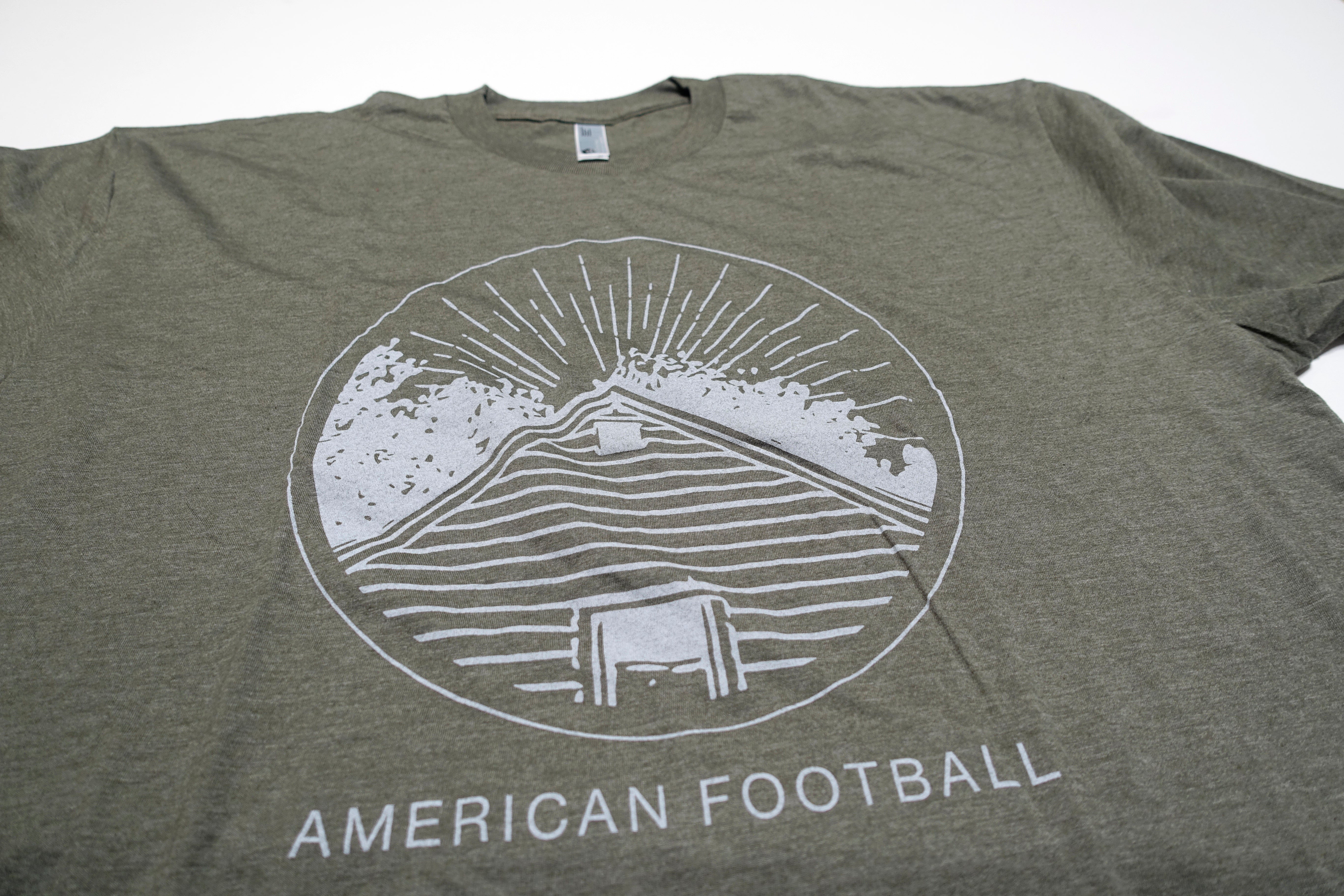 American Football -  Home Is Where The Haunt Is Tour Shirt Size XL (Olive)