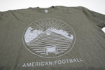 American Football -  Home Is Where The Haunt Is Tour Shirt Size XL (Olive)
