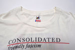 Consolidated ‎– Friendly Fa$cism 1991 Tour Shirt Size XL