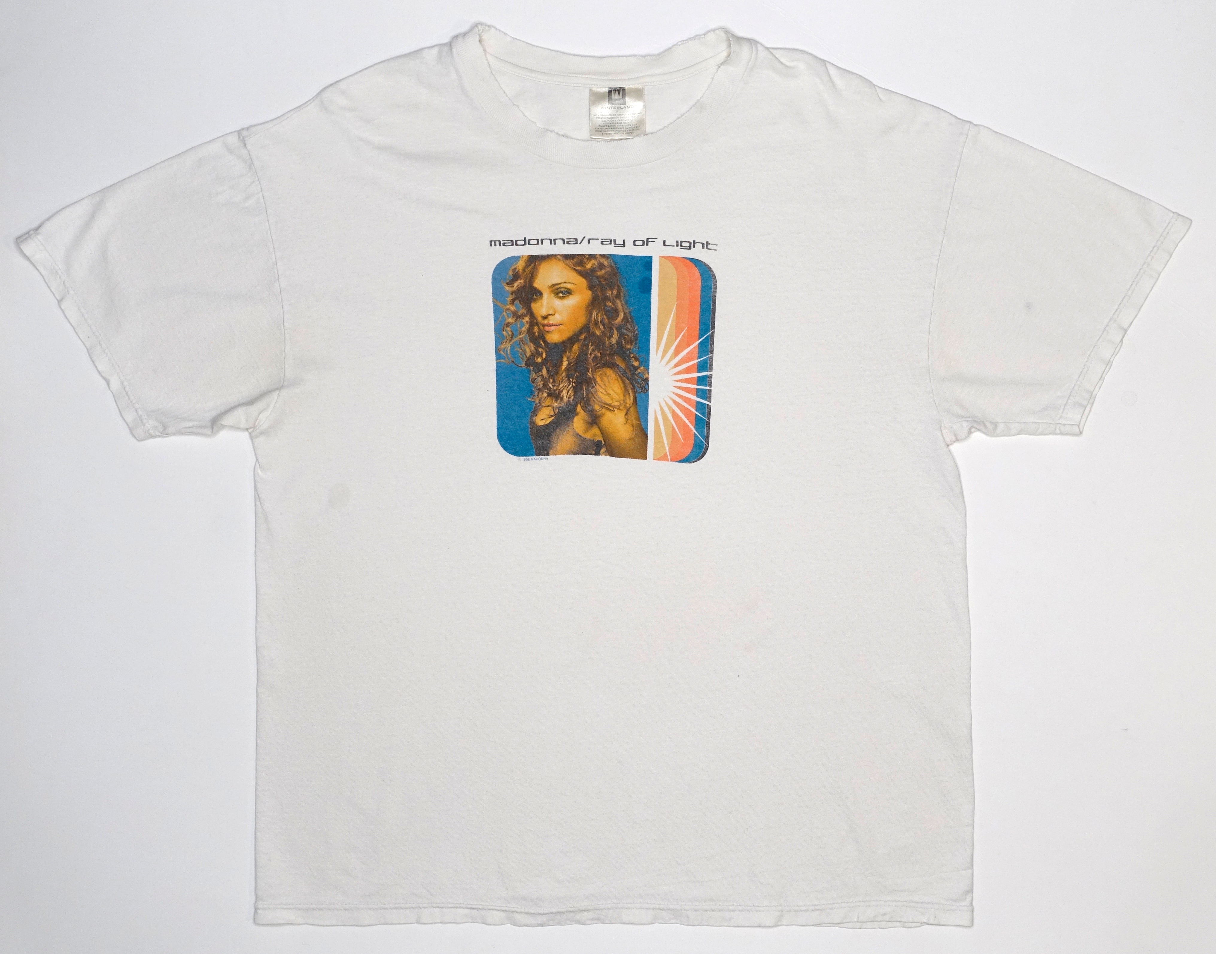 Madonna ‎– Ray Of Light 1998 Tour Shirt Size Large