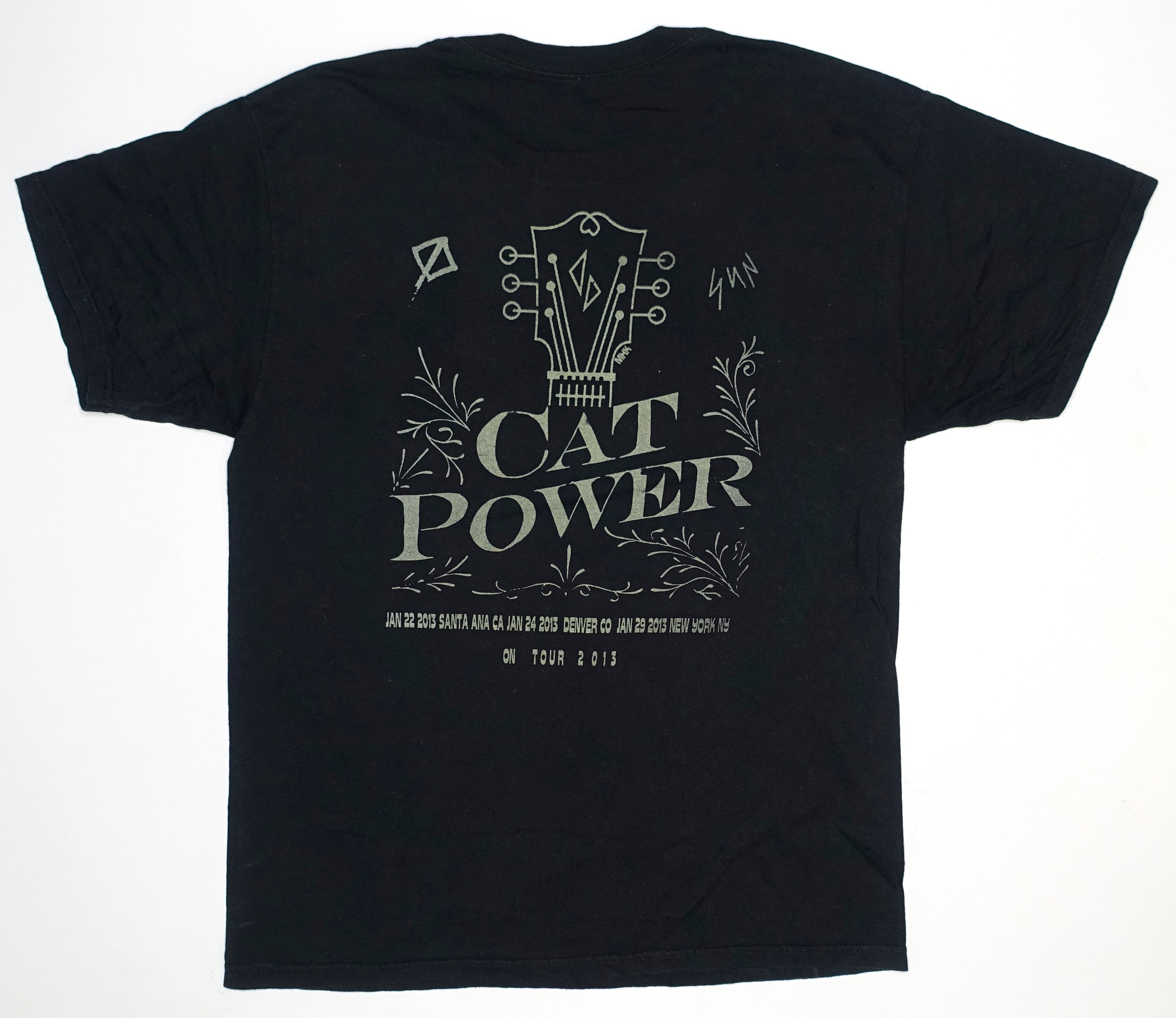 Cat Power - Sun 2013 Tour Shirt Size Large