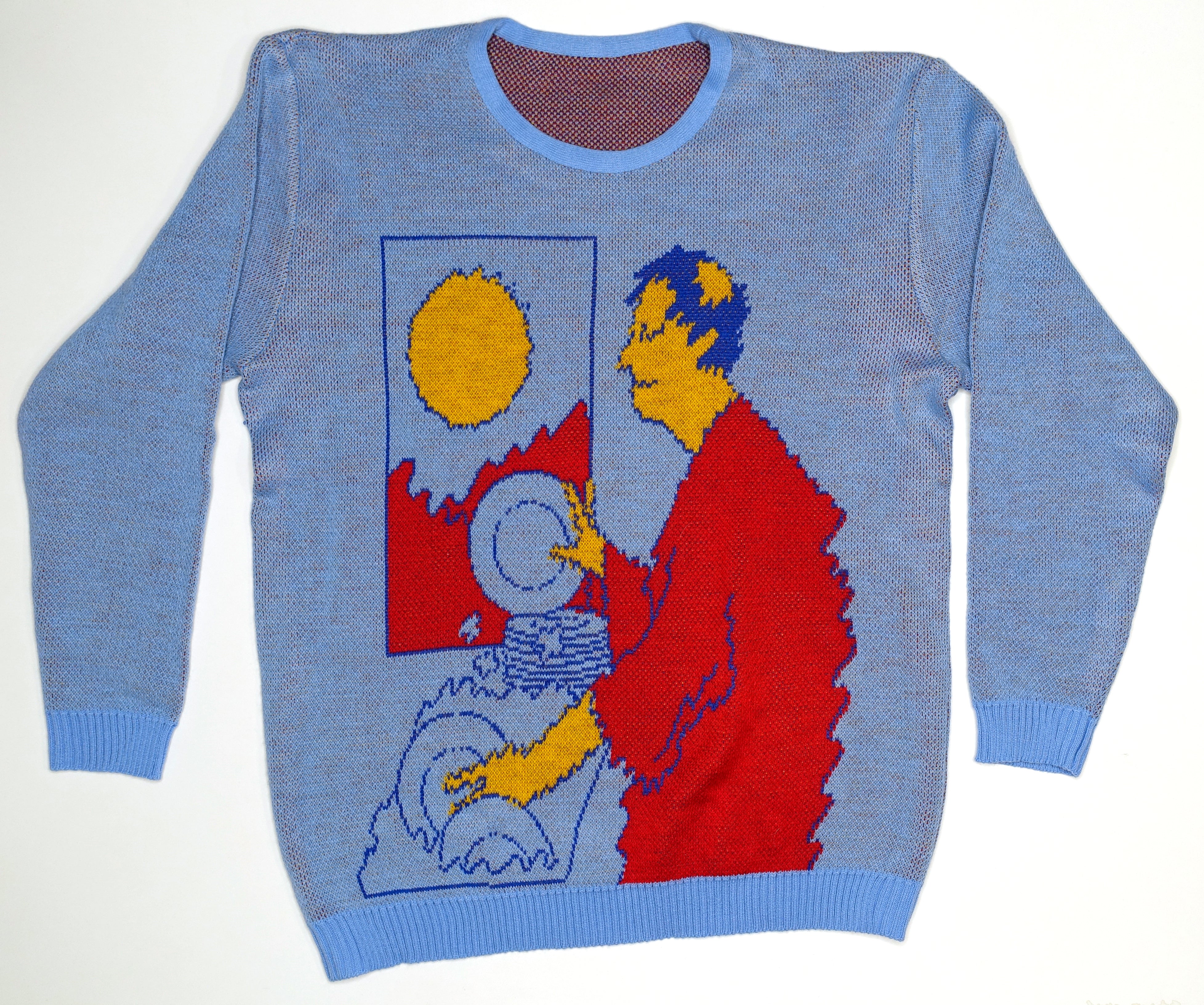 Parquet Courts - Monastic Living Knitted 2015 Tour Sweater Size Large