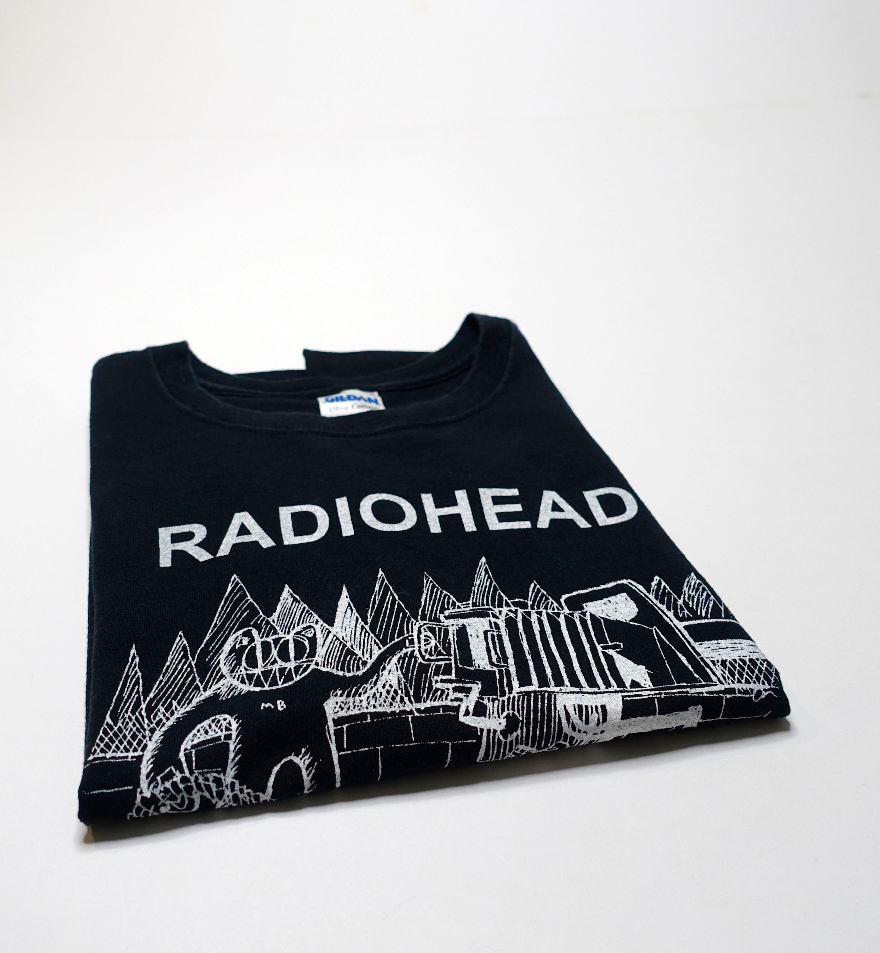 Radiohead - Stanley Donwood Cat Photographer Tour Shirt Size Large