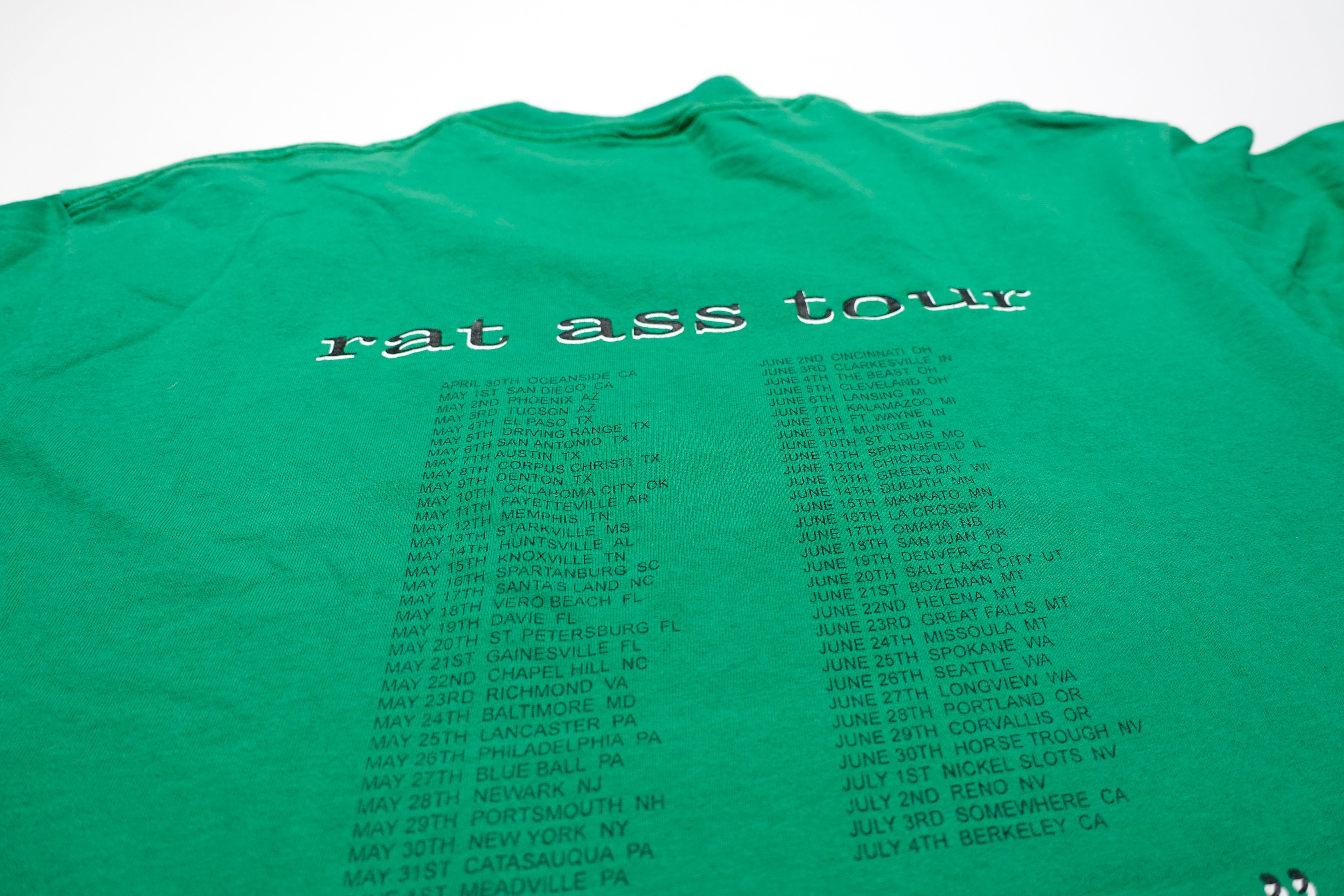 Parasites - It's The Cheese Rat Ass 1998 Tour Shirt Size Large