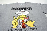 Descendents - California Poser Tour 2018 Tour Shirt Size Large