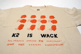 Parquet Courts - K2 Is Wack 2016 Tour Shirt Size Large (Gildan)