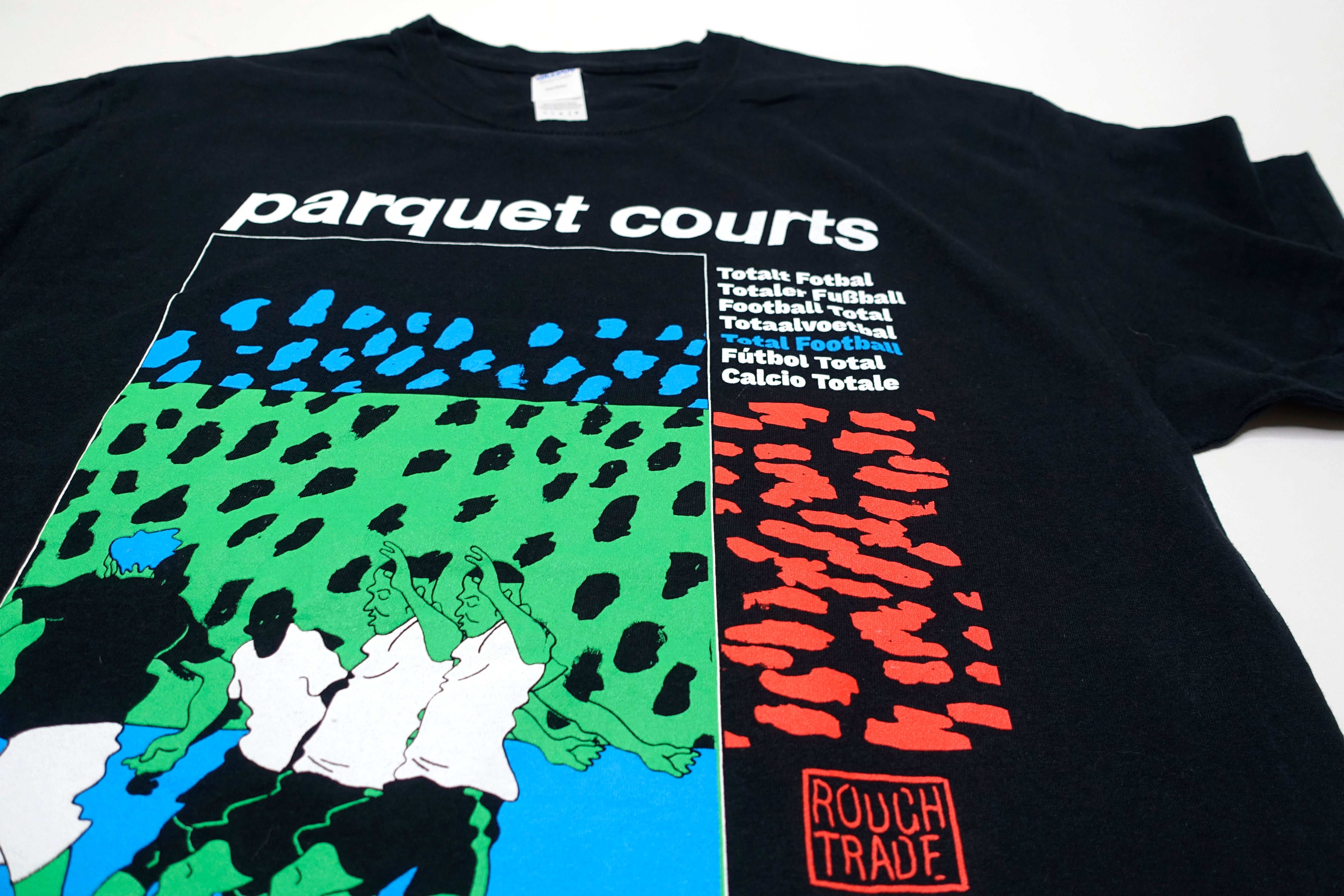 Parquet Courts - Total Football / Wide Awake! 2018 Tour Shirt Size Large