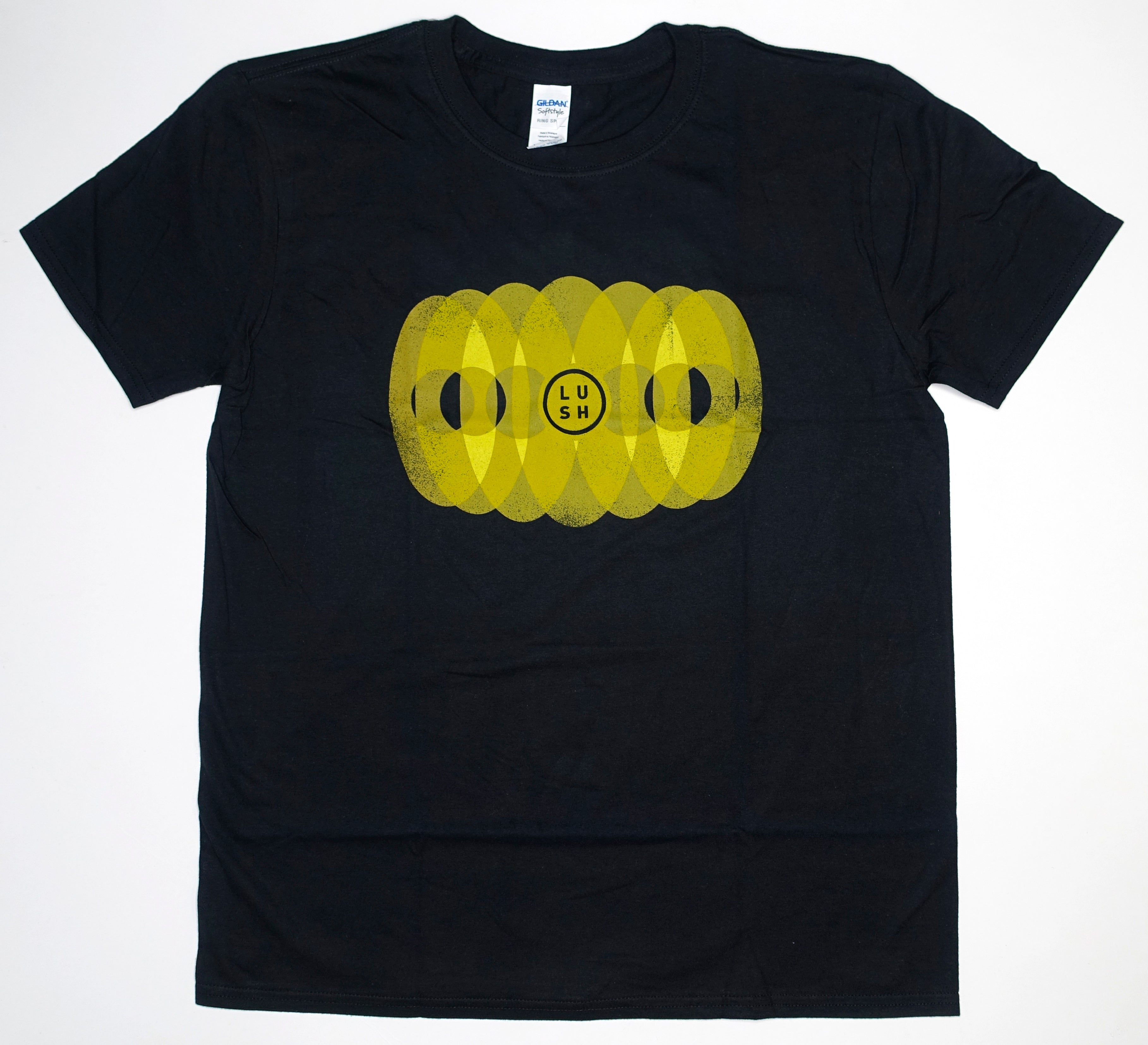 Lush - Yellow Circles 2016 Tour Shirt Size Large