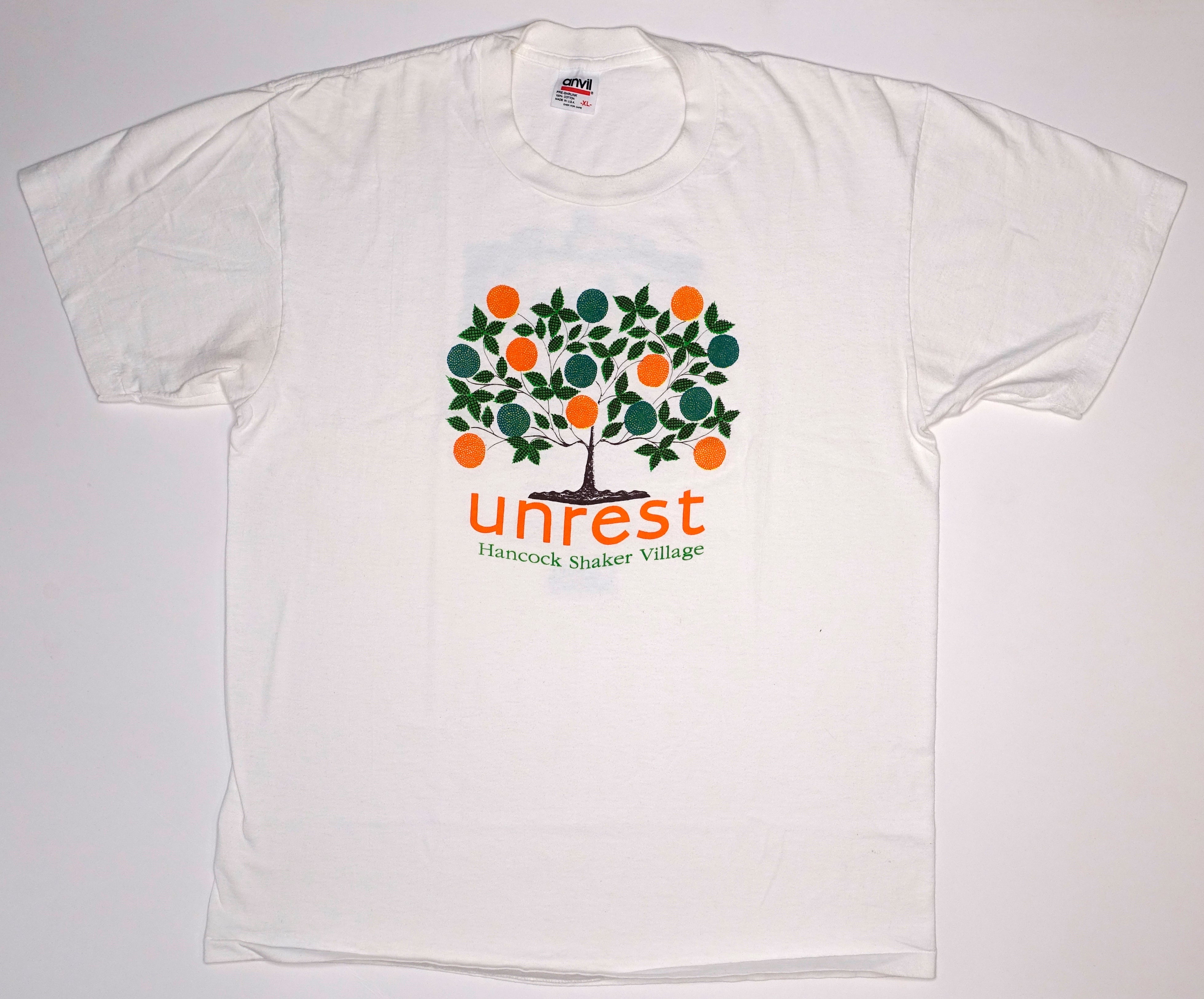 Unrest - Hancock Shaker Village 90's Tour Shirt Size XL